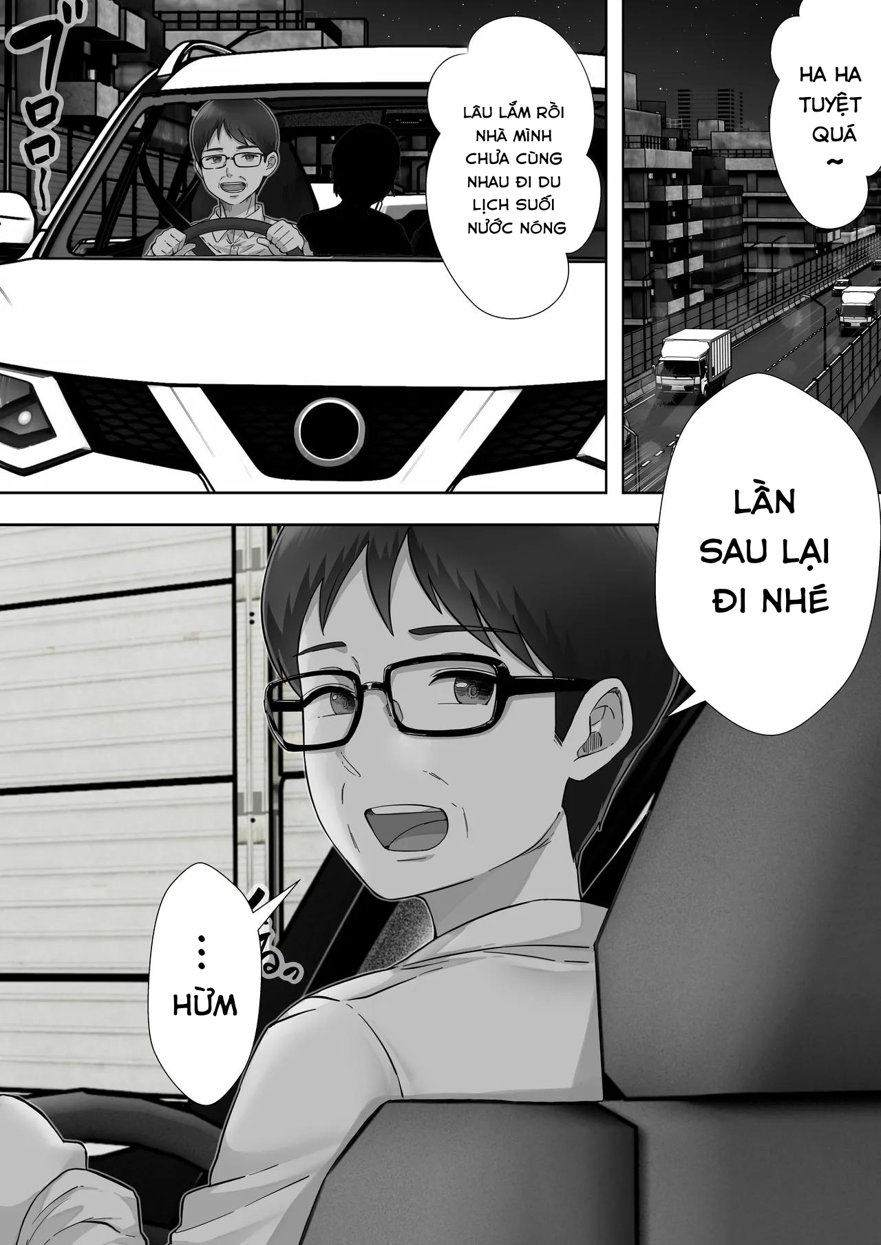 Đọc truyện hentai Daisuki Kaa-chan to Onsen Haramase Ryokou - Oneshot