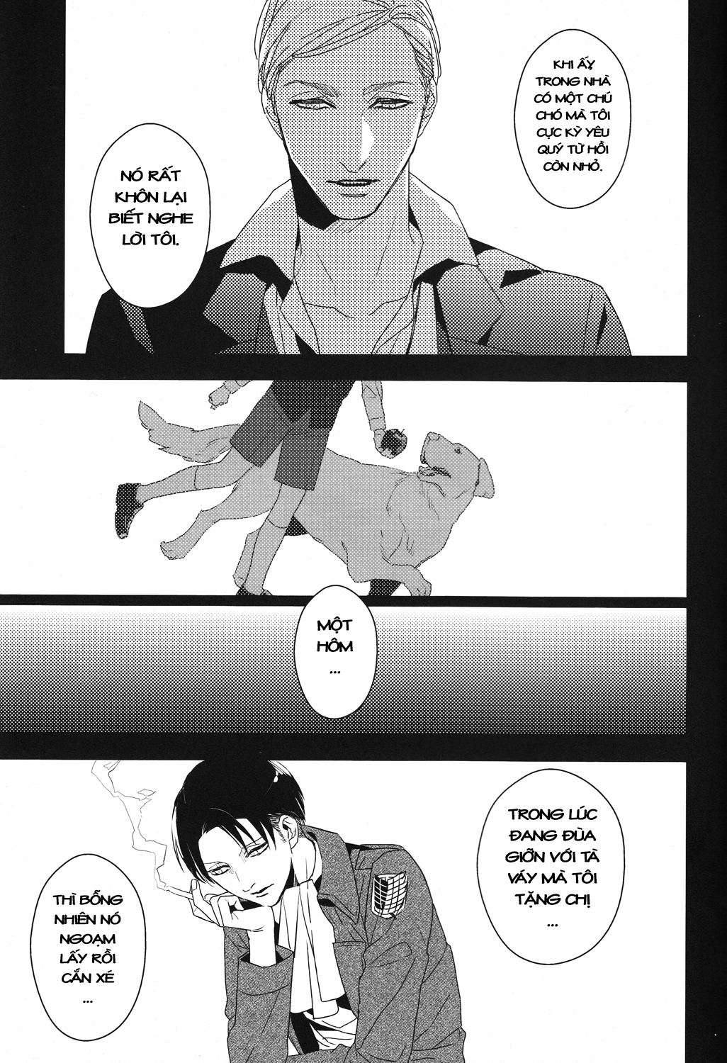 Đọc truyện hentai Icarus ga Nishi no Hate (Shingeki no Kyojin) - Oneshot