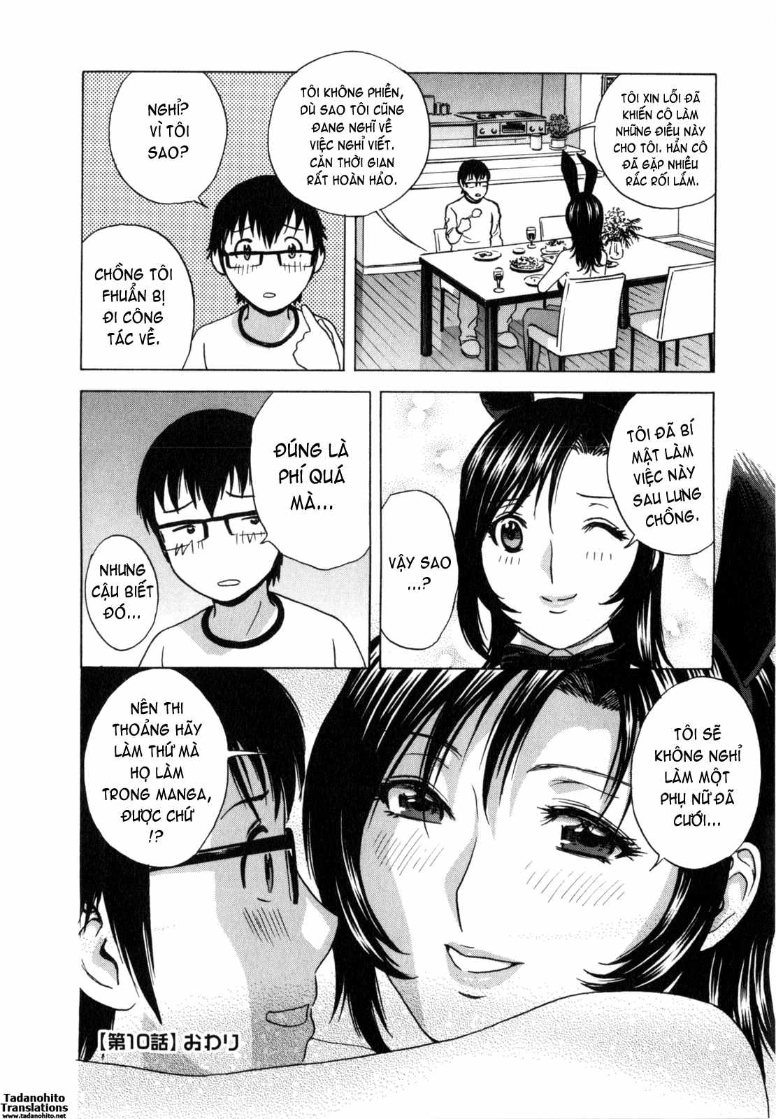 Đọc truyện hentai Life With Married Women Just Like A Manga - Chap 10