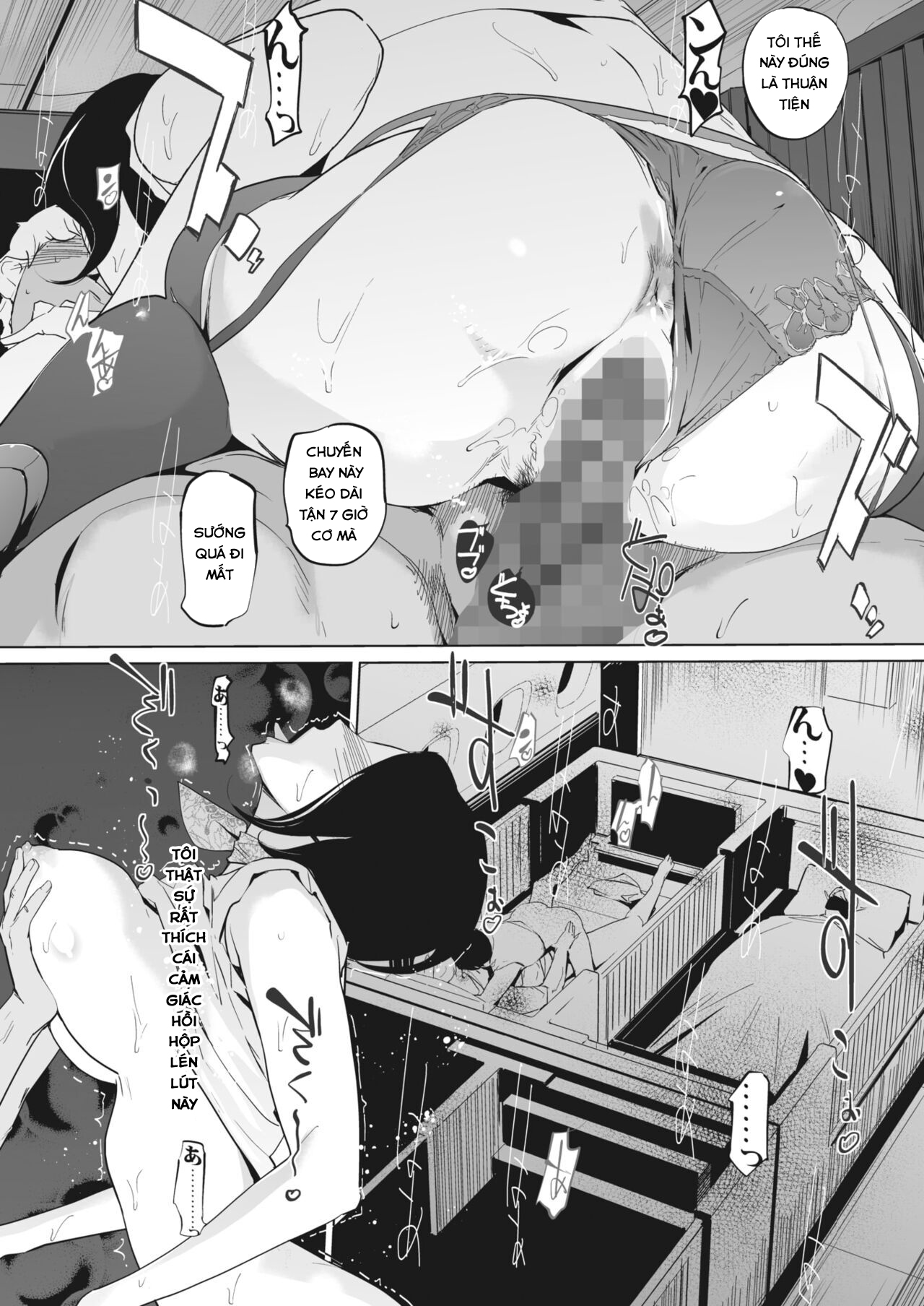 Đọc truyện hentai Dạo này nghe đâu ngành tiếp viên hàng không đang nổi nên làm chơi thôi - Chap 1