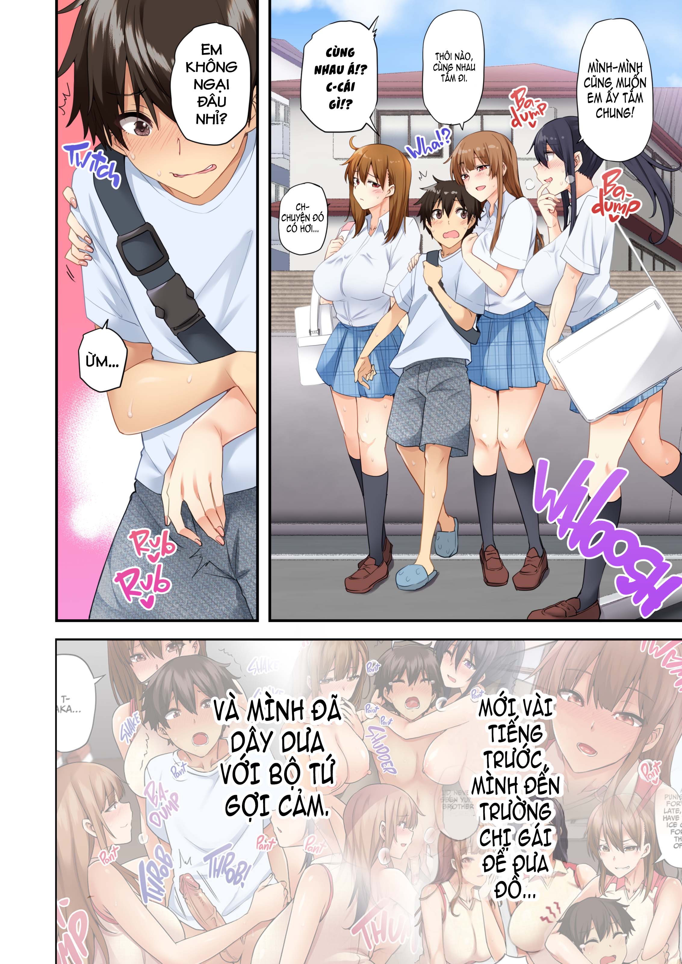 Đọc truyện hentai Trận Bóng Chuyền Không Cân Sức - Chap 2.1