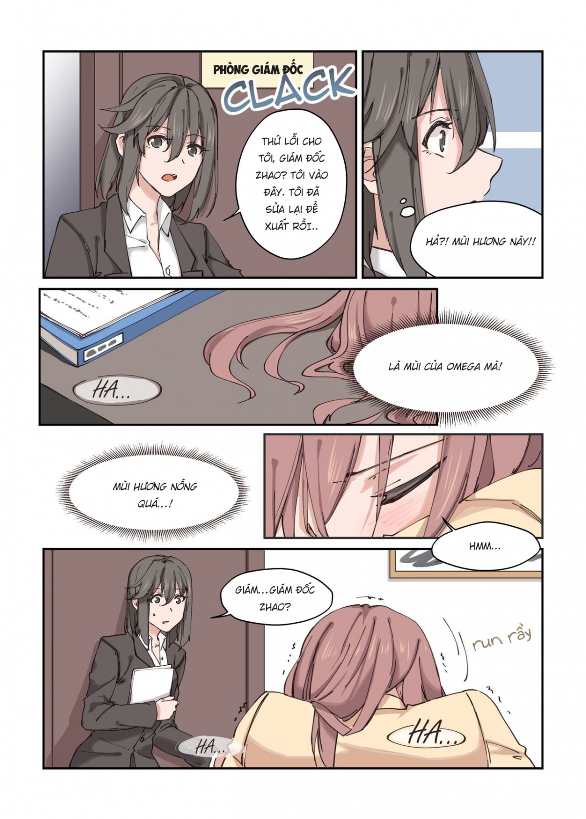 Đọc truyện hentai Cái gì?! giám đốc của tôi làm một omega?! - Oneshot