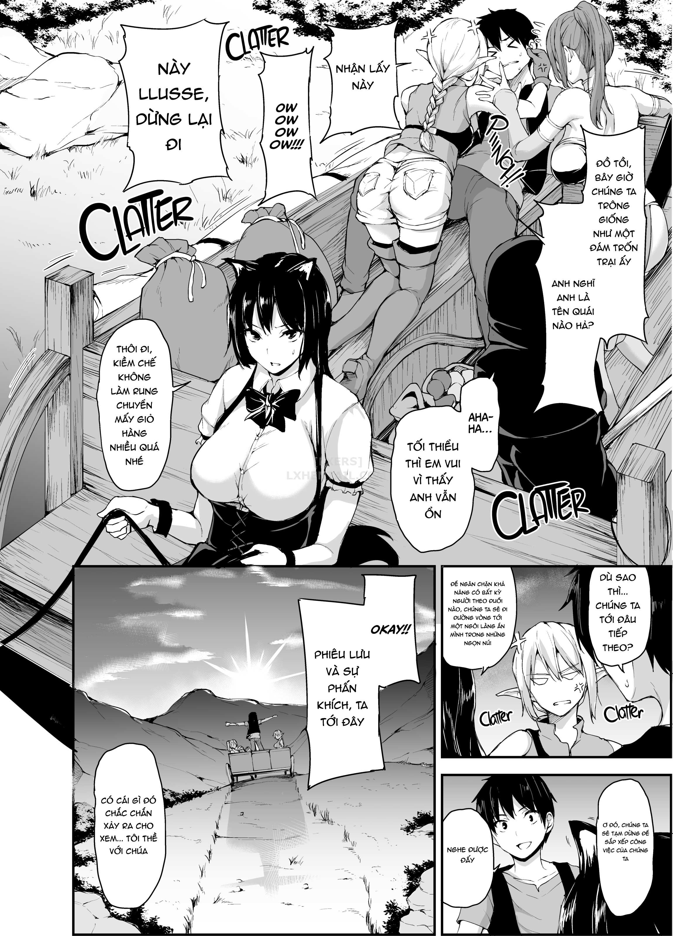 Đọc truyện hentai Tales of a Harem in Another World - Chap 4 - Opulence and Beauty!? Orgy in the Queens Chamber!