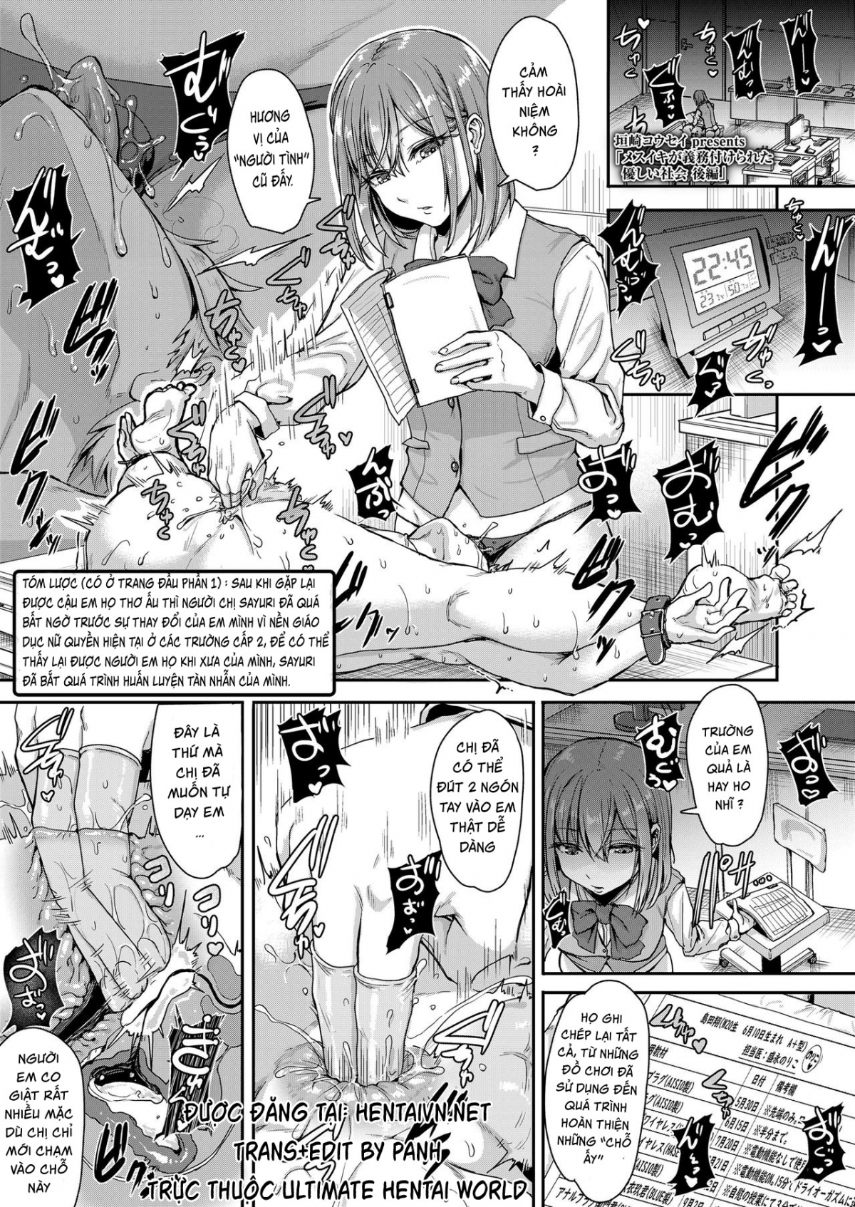 Đọc truyện hentai Mesuikiga Gimuzukeraretayasashii Shakai Zenpen - Chap 2