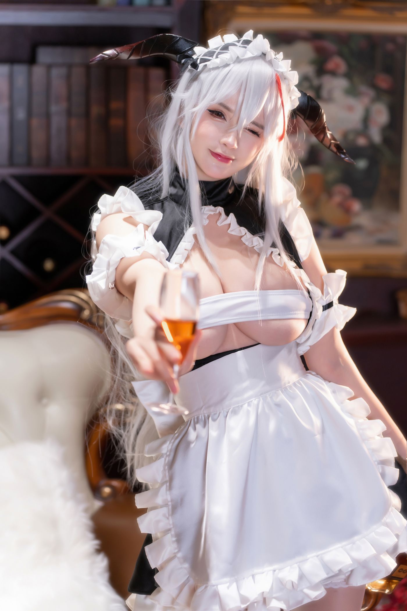 Đọc truyện hentai Tuyển tập Albums siêu phẩm Cosplay - Chap 128 - [Qianyu_rr] Maid Egil
