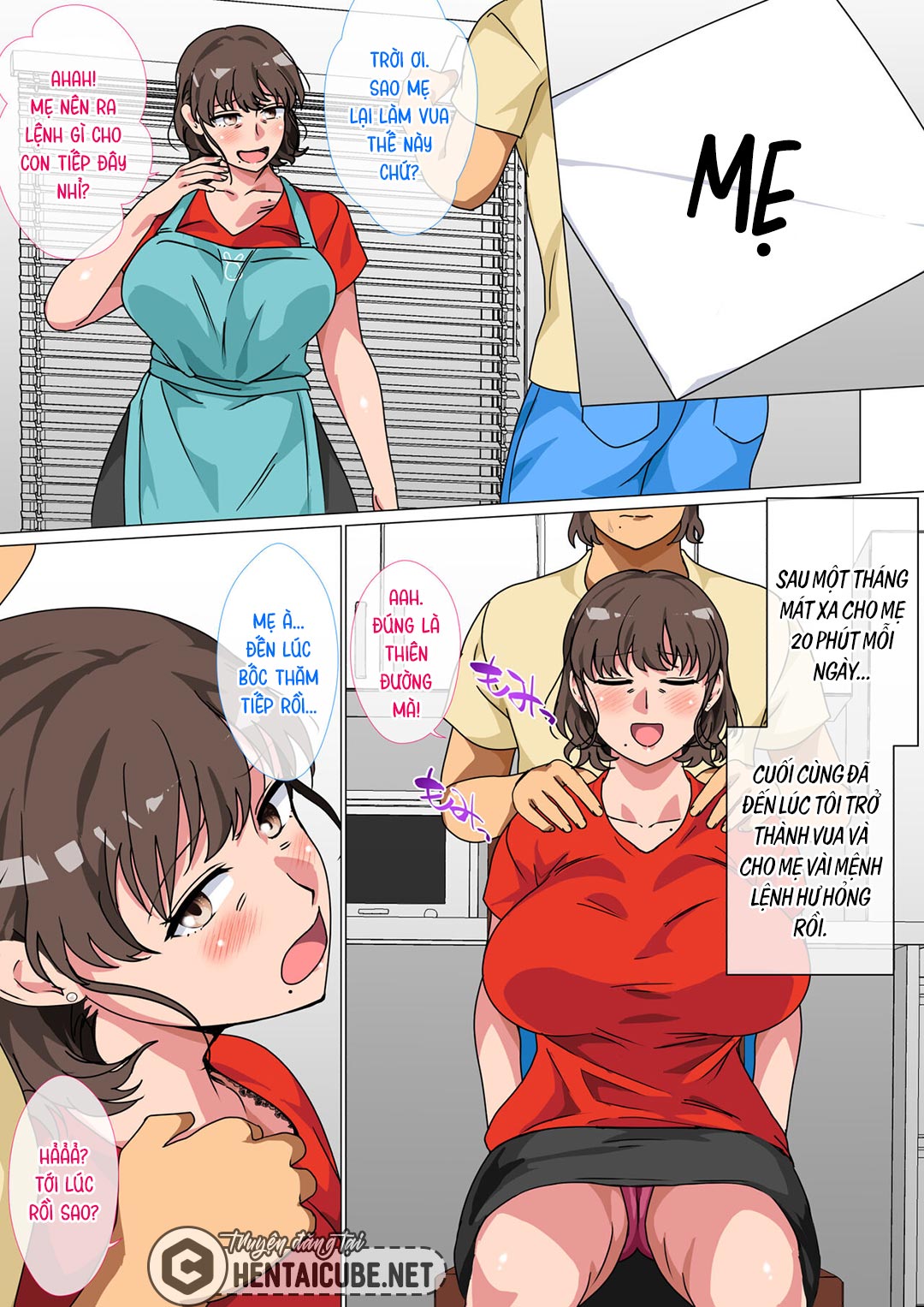 Đọc truyện hentai Tôi ra lệnh cho mẹ làm tình với mình trong trò chơi làm vua - Oneshot