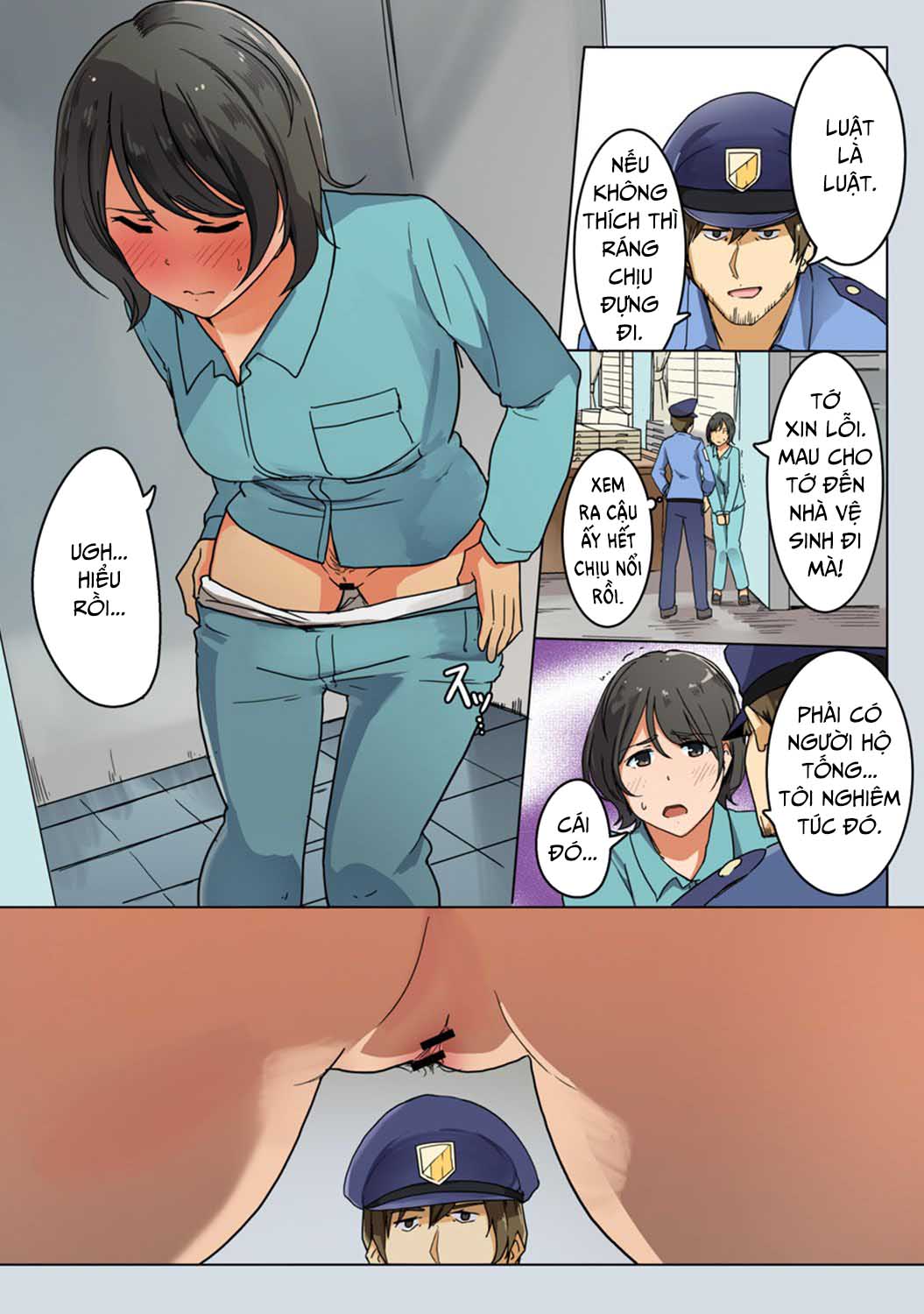 Đọc truyện hentai Kangoku Zemi Kanshu ni Zettai Fukujuu o Shiirarete - Chap 2