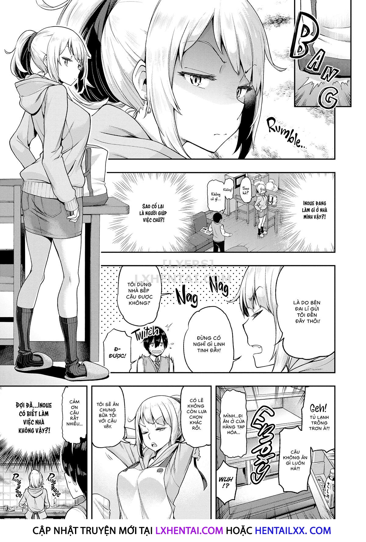 Đọc truyện hentai Holesome Gals!!! - Chap 7 - My Classmate is a Slutty Housekeeper!?