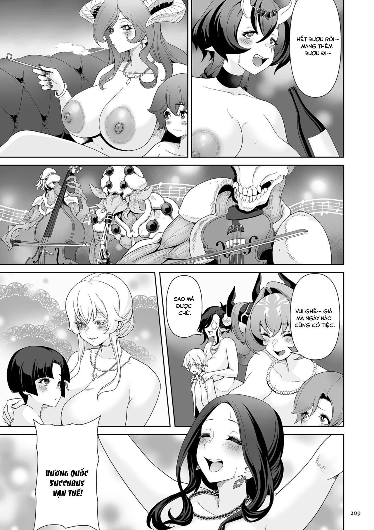 Đọc truyện hentai Vương quốc Succubus thèm bú - Chap 8