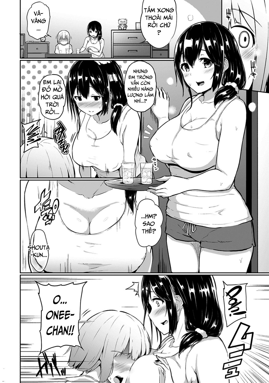 Đọc truyện hentai Tôi ấn nhầm huyệt làm em ấy cứng ngắc!? Bị mát xa ngược lại bằng cặc em ấy! - Chap 3 - Cả đêm hực lửa