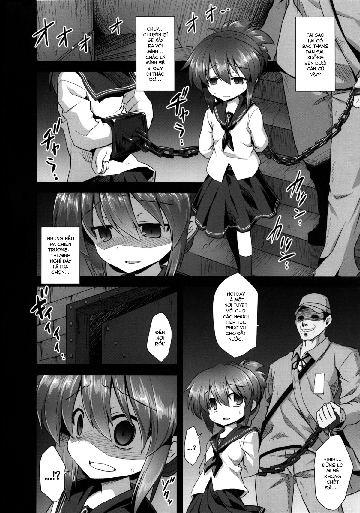 Đọc truyện hentai Thụ thai cho các bé nữ hạm (Kantai Collection -KanColle-) - Chap 1: Bé Inazuma