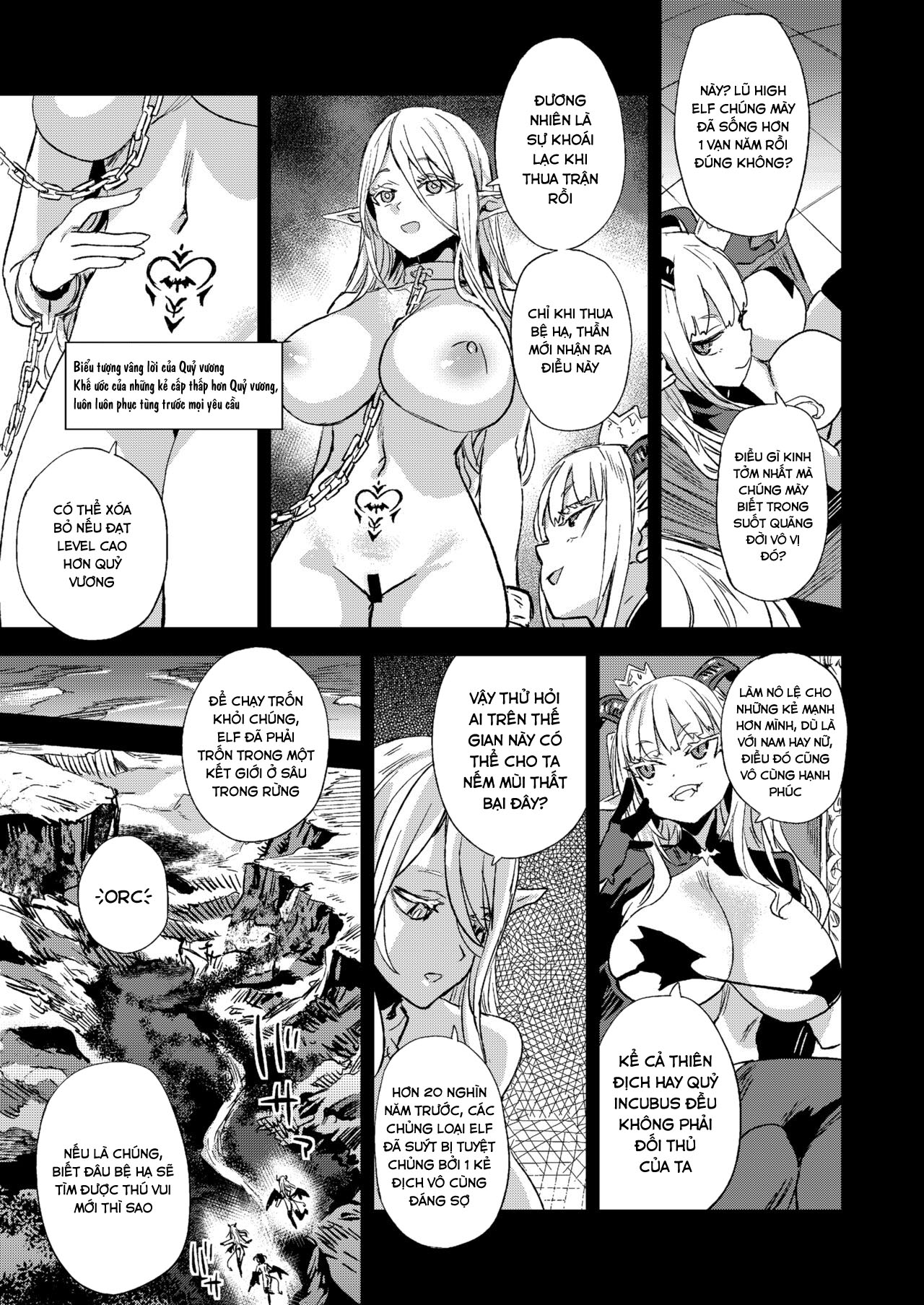 Đọc truyện hentai Nữ hoàng Succubus vs Yêu tinh nhỏ - Chap 1