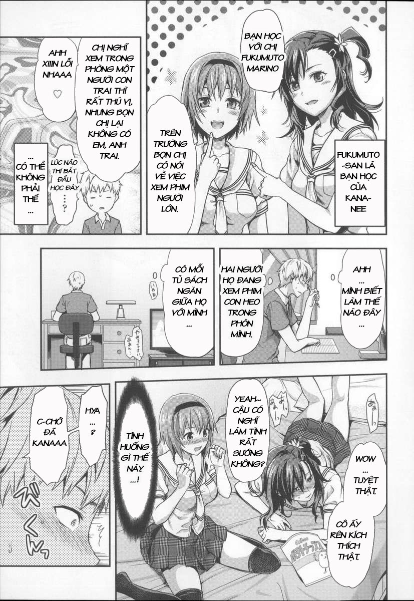 Đọc truyện hentai Ane Kyun! ~My Sweet Sweet Elder Sister~ - Chap 6 - Girls X Holes