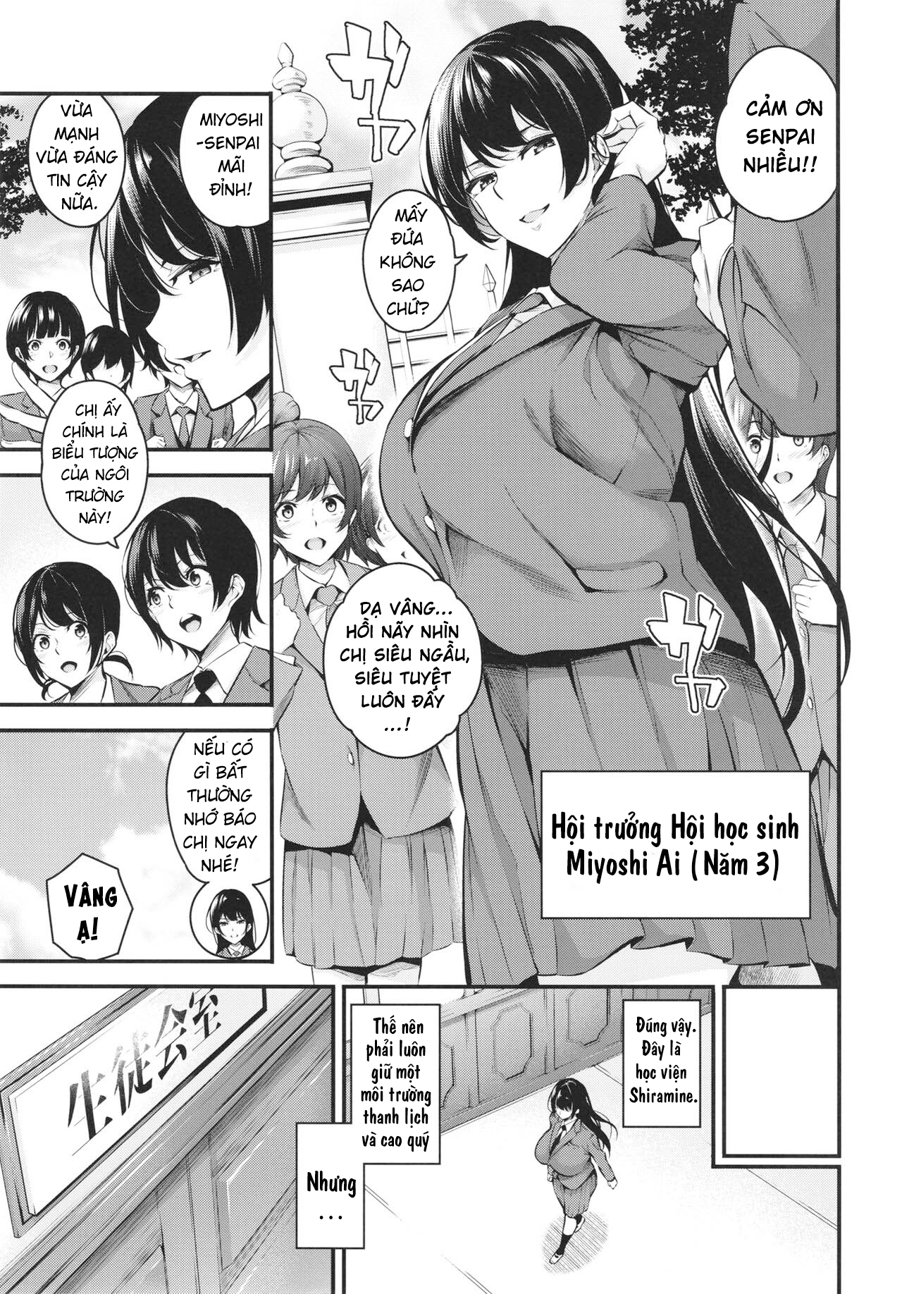 Đọc truyện hentai Nữ chủ tịch học viện segg bùng nổ - Chap 1