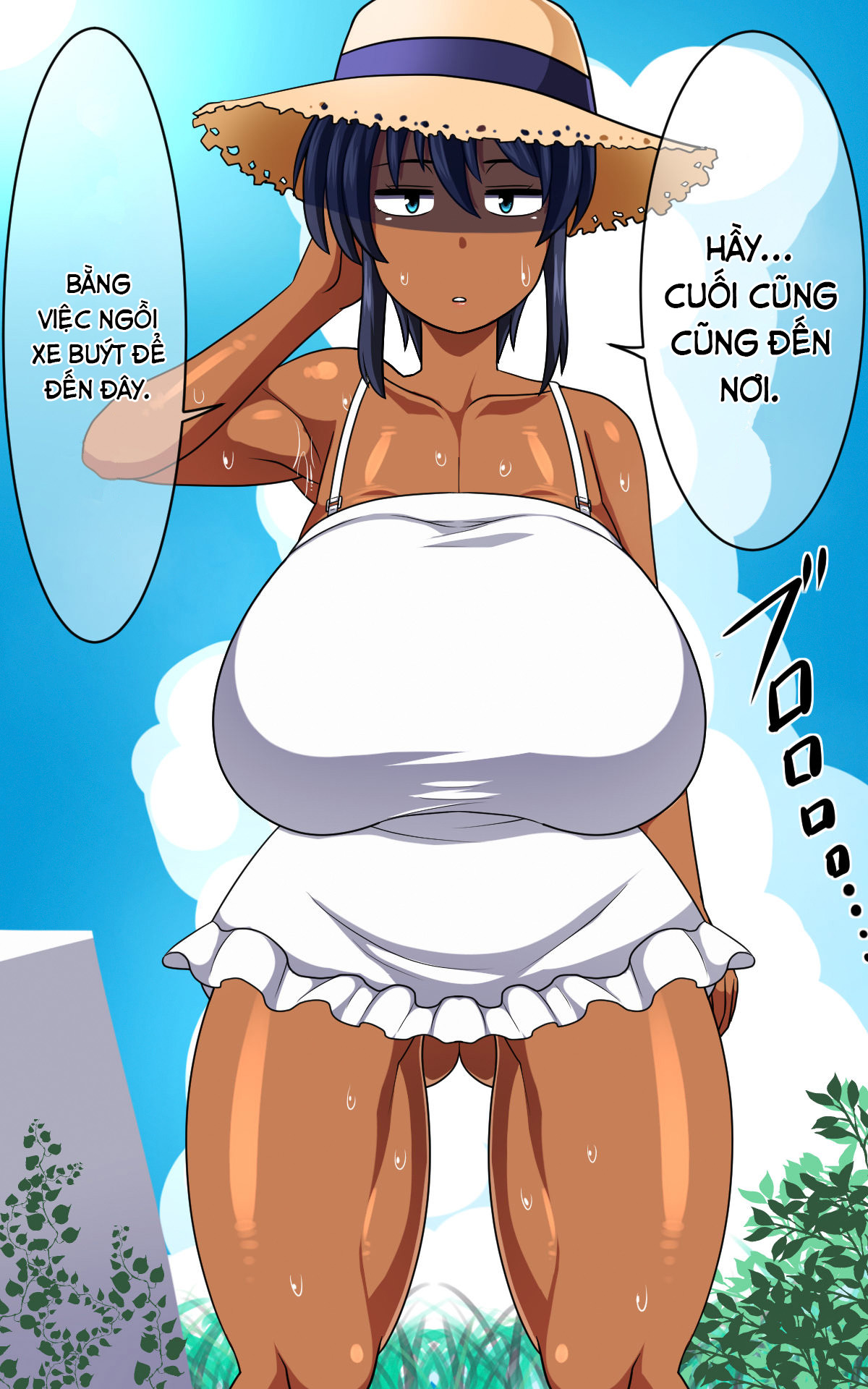 Đọc truyện hentai Cô gái da nâu Natsuki-chan và câu chuyện về kì nghỉ hè ở vùng quê - Chap 1