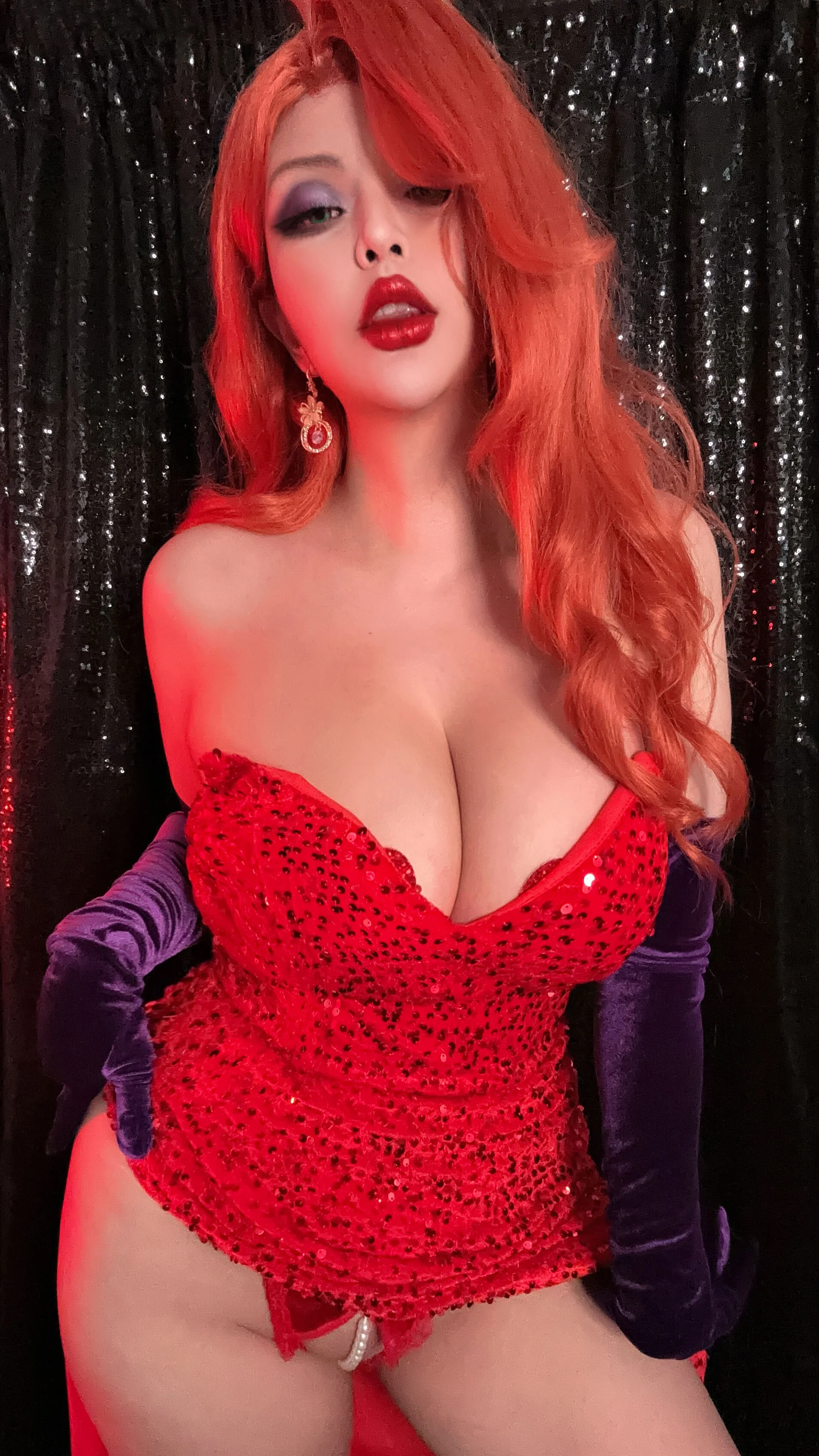 Đọc truyện hentai Tuyển tập Albums siêu phẩm Cosplay - Chap 1180 - Hana Bunny - Jessica Rabbit