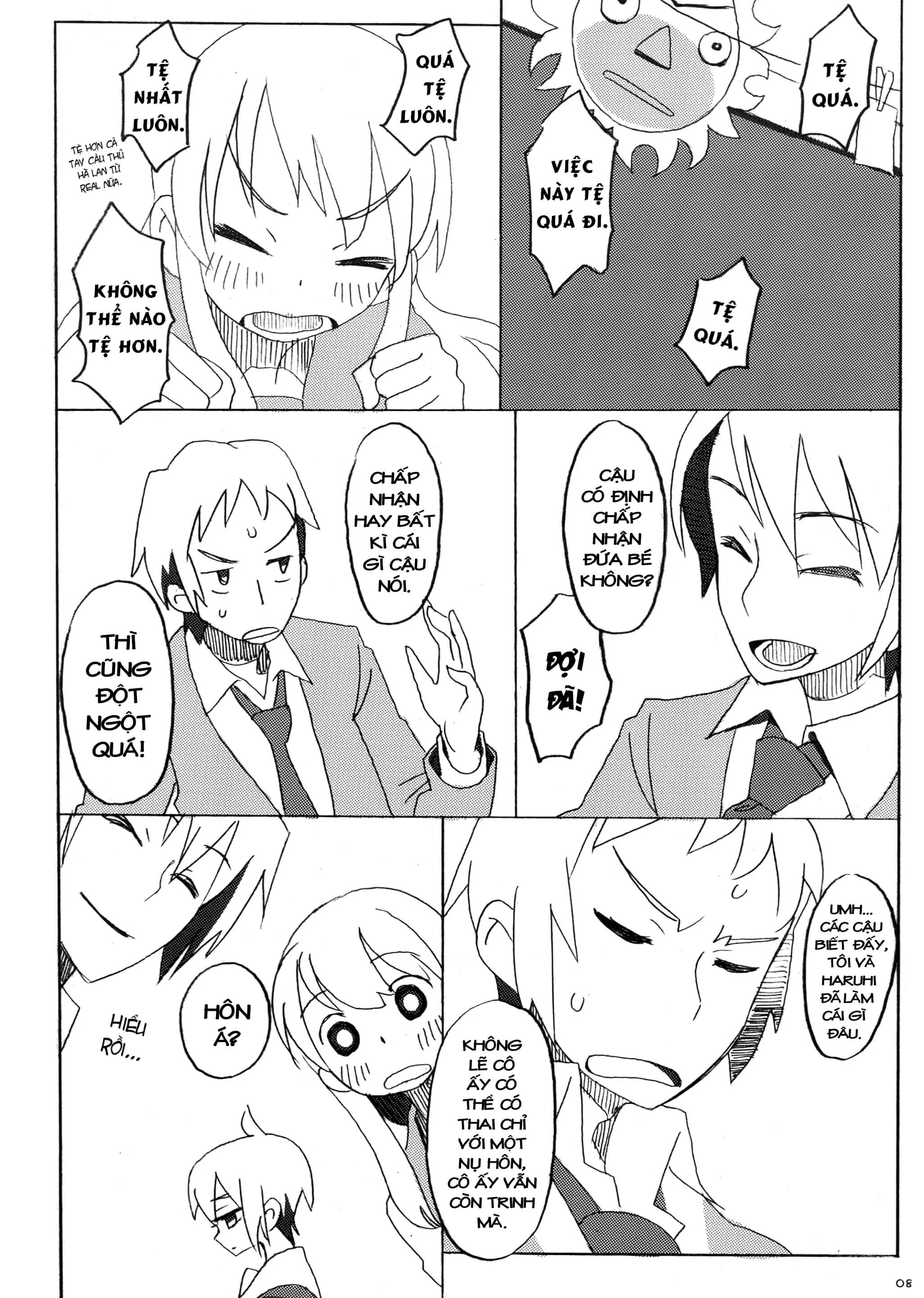 Đọc truyện hentai Cái thai của Suzumiya Haruhi - Oneshot