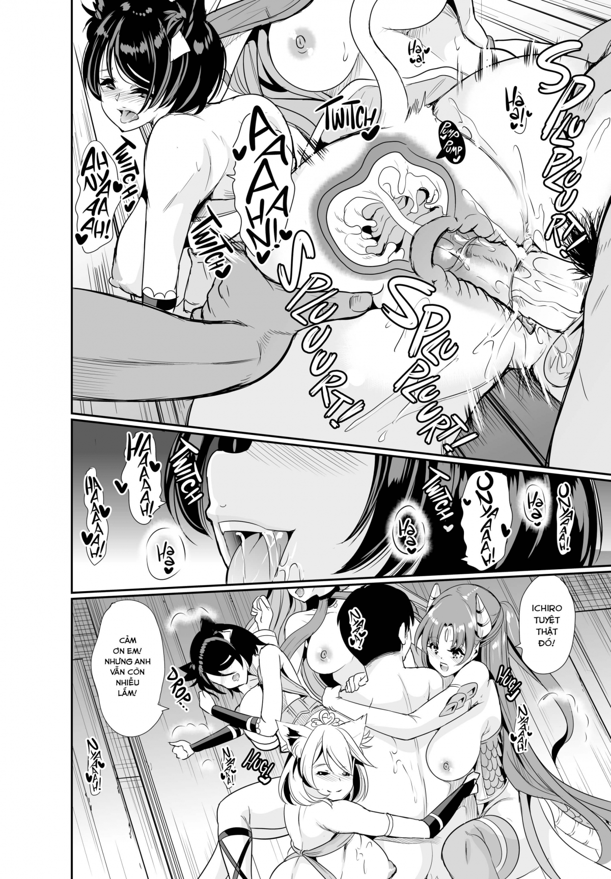 Đọc truyện hentai Dàn Harem tại dị giới - Chap 3(B)