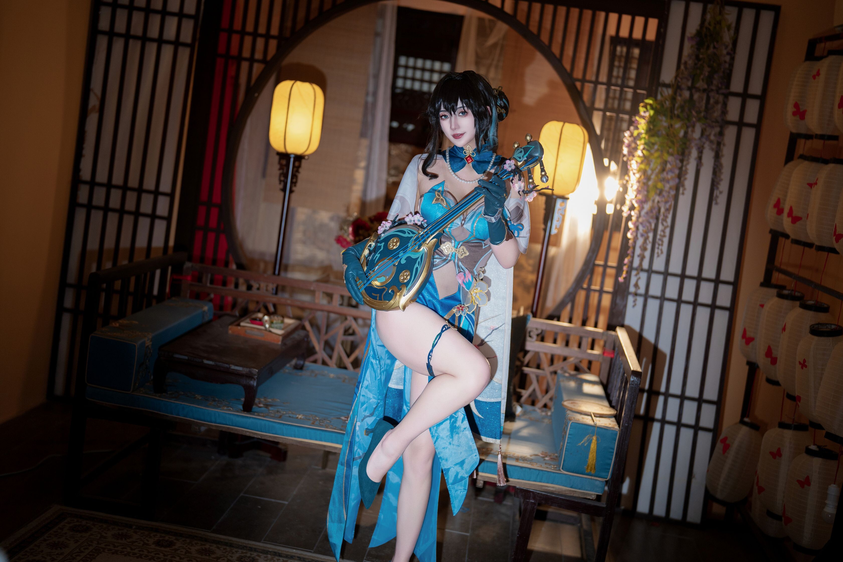 Đọc truyện hentai Tuyển tập Albums siêu phẩm Cosplay - Chap 1022 - Xinglan is Lanlan and calls her Lanmei - Collapse of the Star Sky Railway Ruan Mei