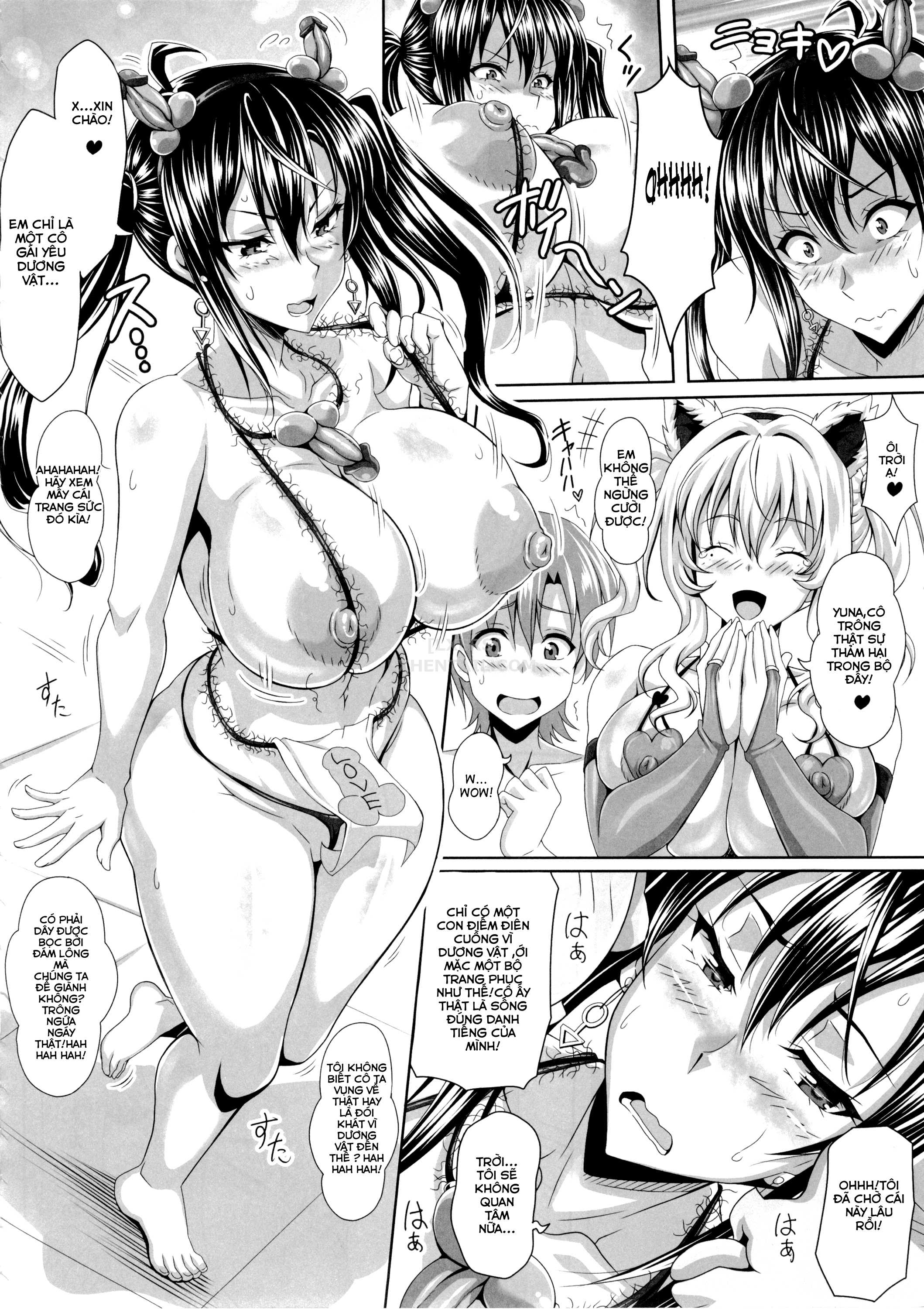 Đọc truyện hentai Boku dake no Bakunyuu Ona-maid - Yuna Sensei no Junan - Oneshot