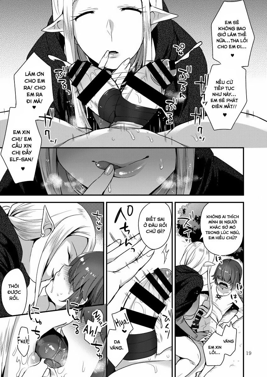 Đọc truyện hentai Elf-san wa Ijiwaru - Oneshot