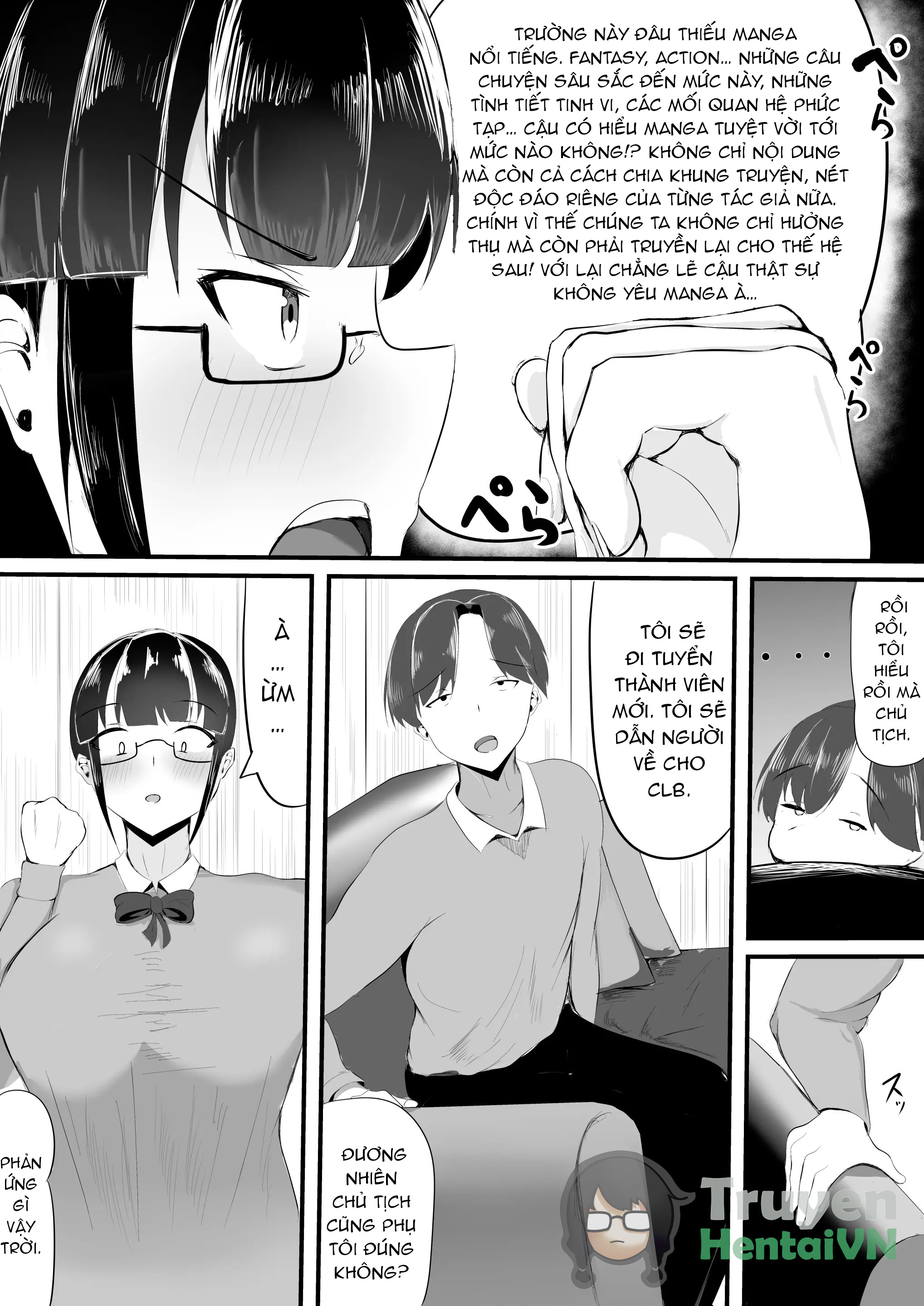 Đọc truyện hentai Yokoso! Manko Kenkyubu! - Oneshot
