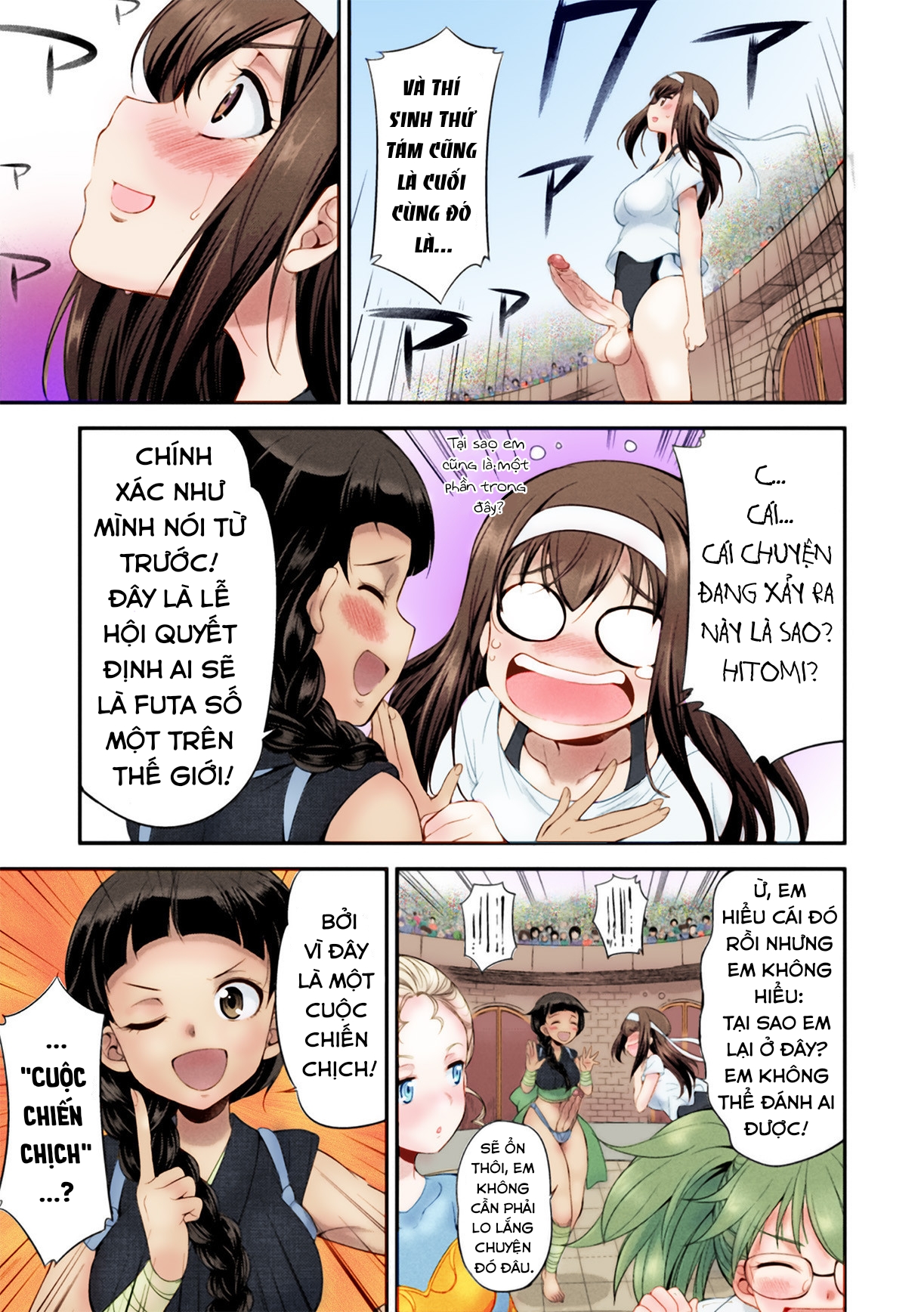 Đọc truyện hentai Đại chiến Futa~Nữ hoàng dương vật - Chap 1