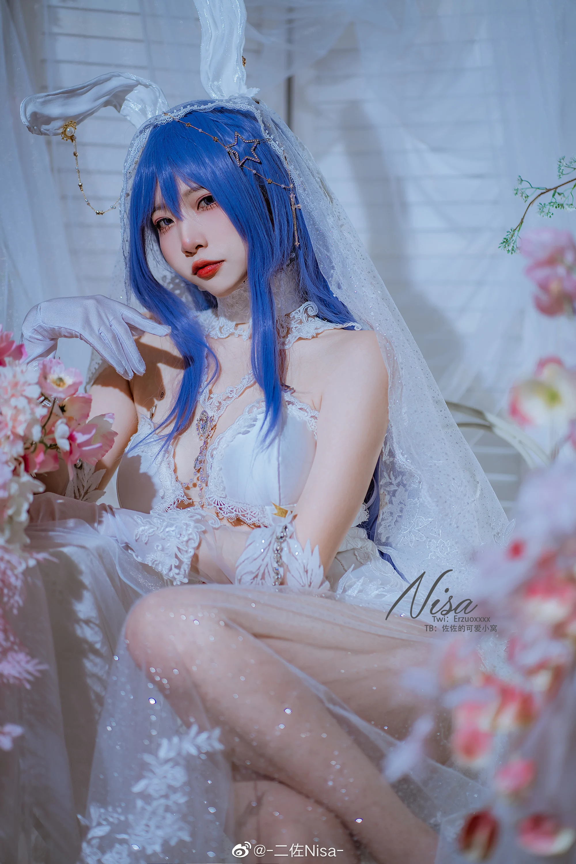 Đọc truyện hentai Tuyển tập Albums siêu phẩm Cosplay - Chap 443 - [Nisa] Azur Lane Beautiful wedding dress New Jersey