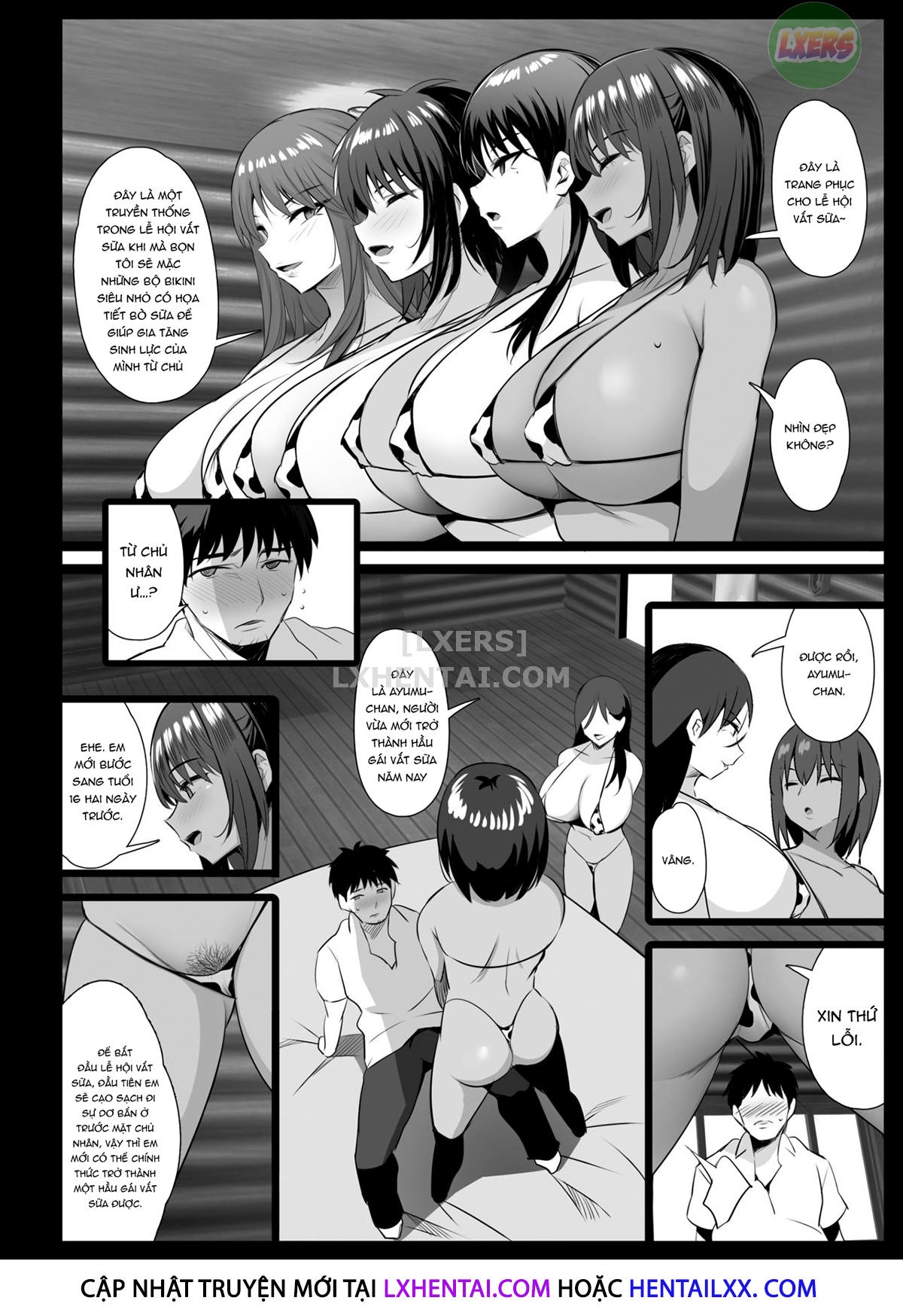 Đọc truyện hentai Milking Village - Oneshot