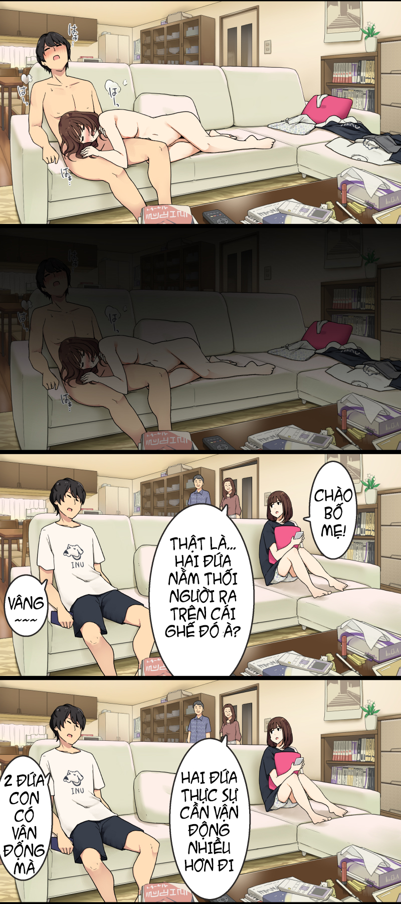 Đọc truyện hentai Khi Bố Mẹ Vắng Nhà - Oneshot