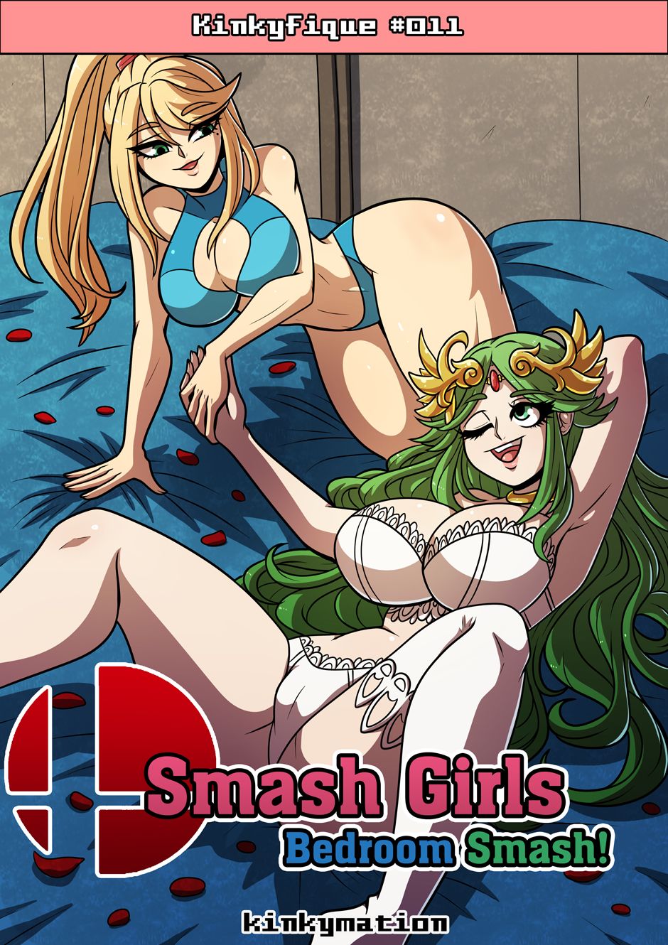 Đọc truyện hentai Smash Girls Samus and Palutena's Bedroom Smash! - Oneshot + Ảnh động