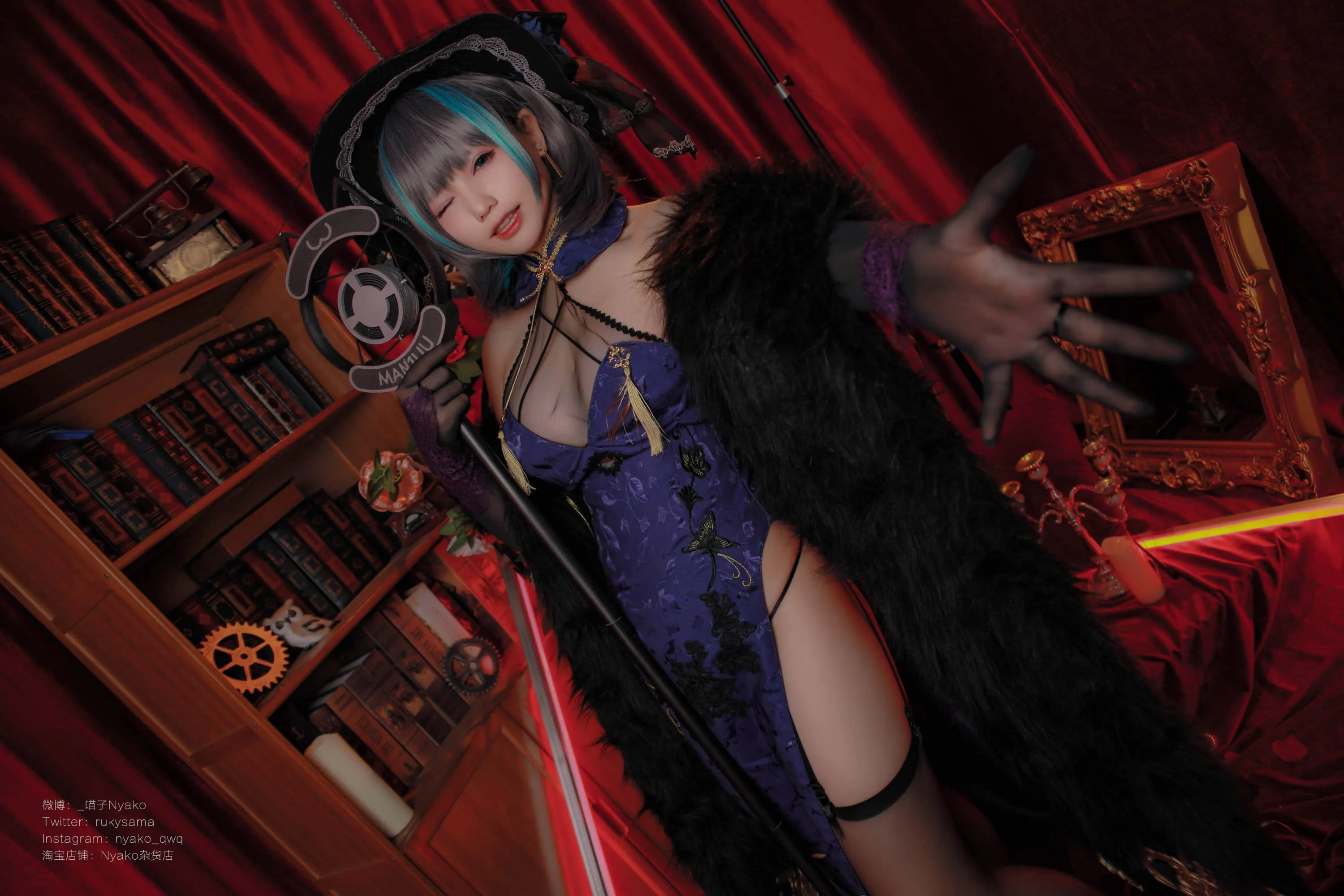 Đọc truyện hentai Tuyển tập Albums siêu phẩm Cosplay - Chap 808 - Nyako - Cheshire Cheongsam