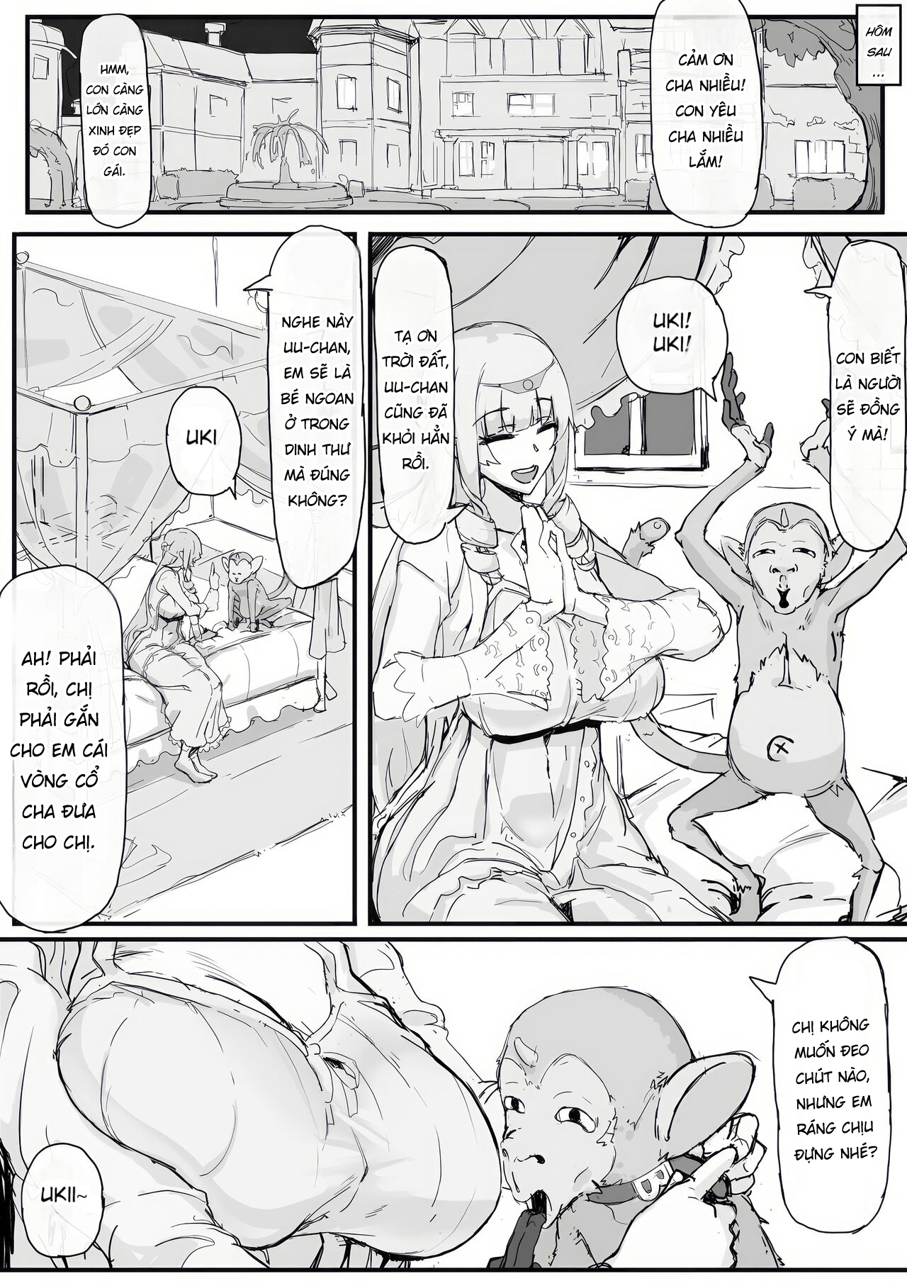 Đọc truyện hentai Tiểu thư và con khỉ may mắn. - Chap 1