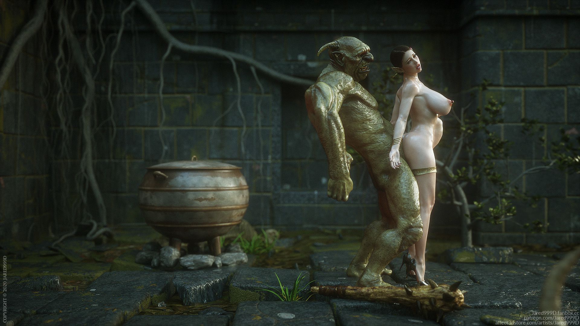 Đọc truyện hentai Elf Slave - Chapter 7: Double Trouble