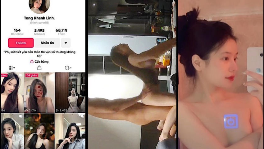 [Hot] Tiktoker Tống Khánh Linh 2k3 nhân viên Shinhan Hải Phòng cắm sừng ny bị phát hiện tung full clip địt nha