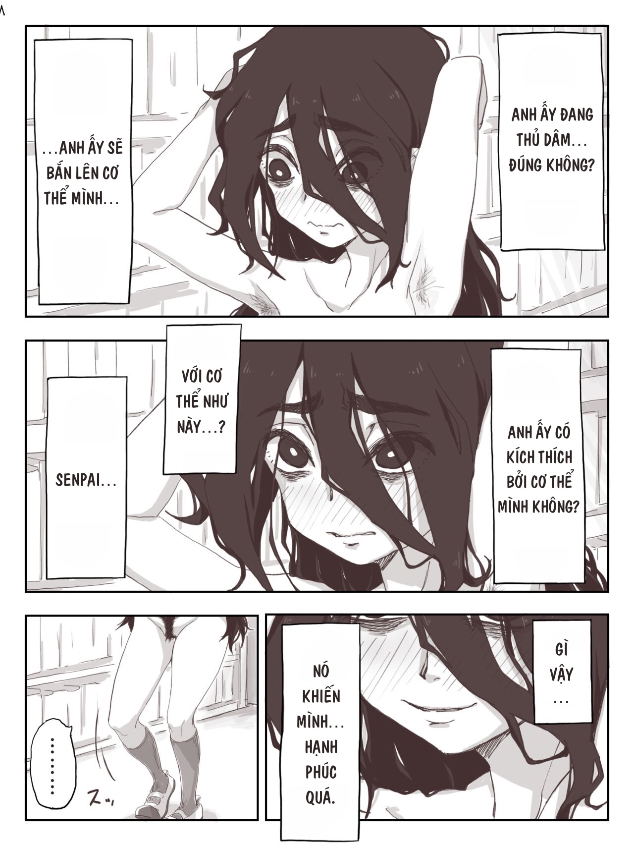 Đọc truyện hentai Senpai, hãy ra trên tay em - Oneshot