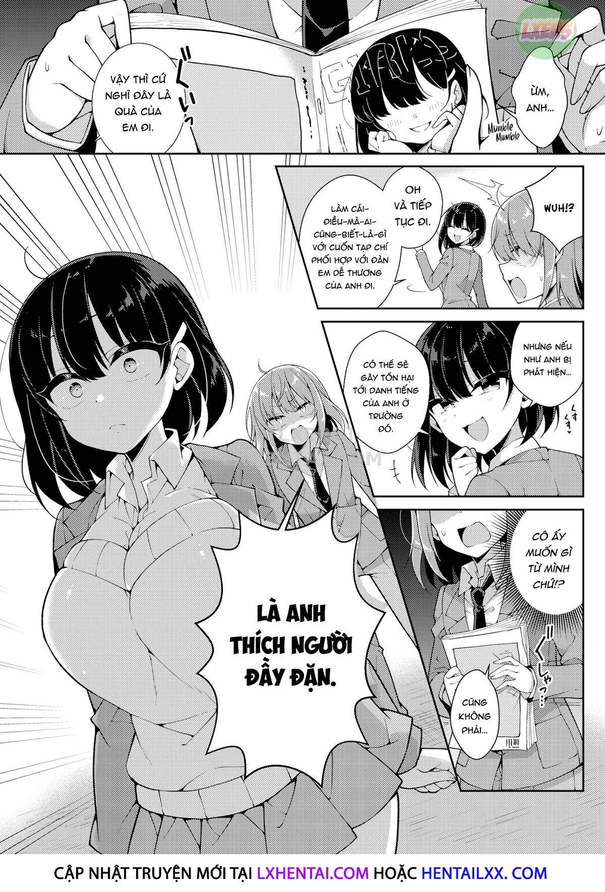Đọc truyện hentai Huge Kouhai X Tiny Senpai - Oneshot