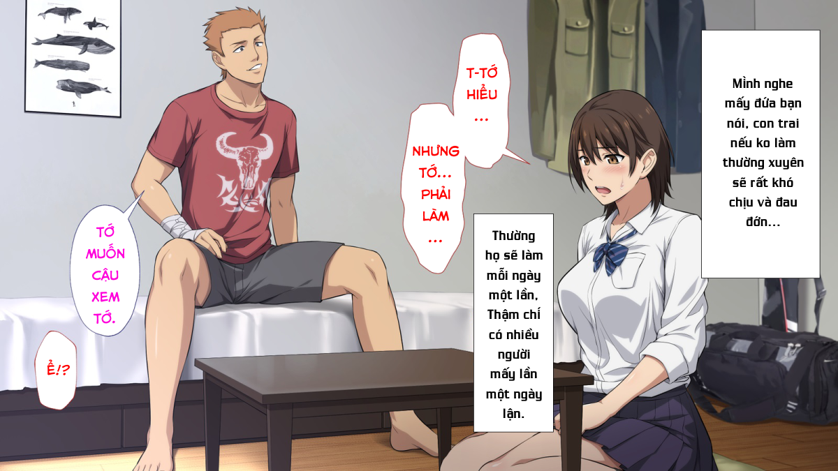 Đọc truyện hentai Netorareta JoshiMane ~Migite no Daida wa Ace no Kanojo~ - Chap 1