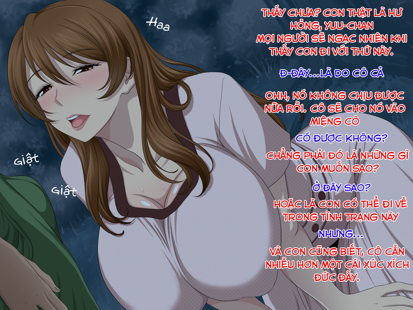 Đọc truyện hentai Oba-san to Oikko no Love Love Haramase Natsuyasumi - Chap 5