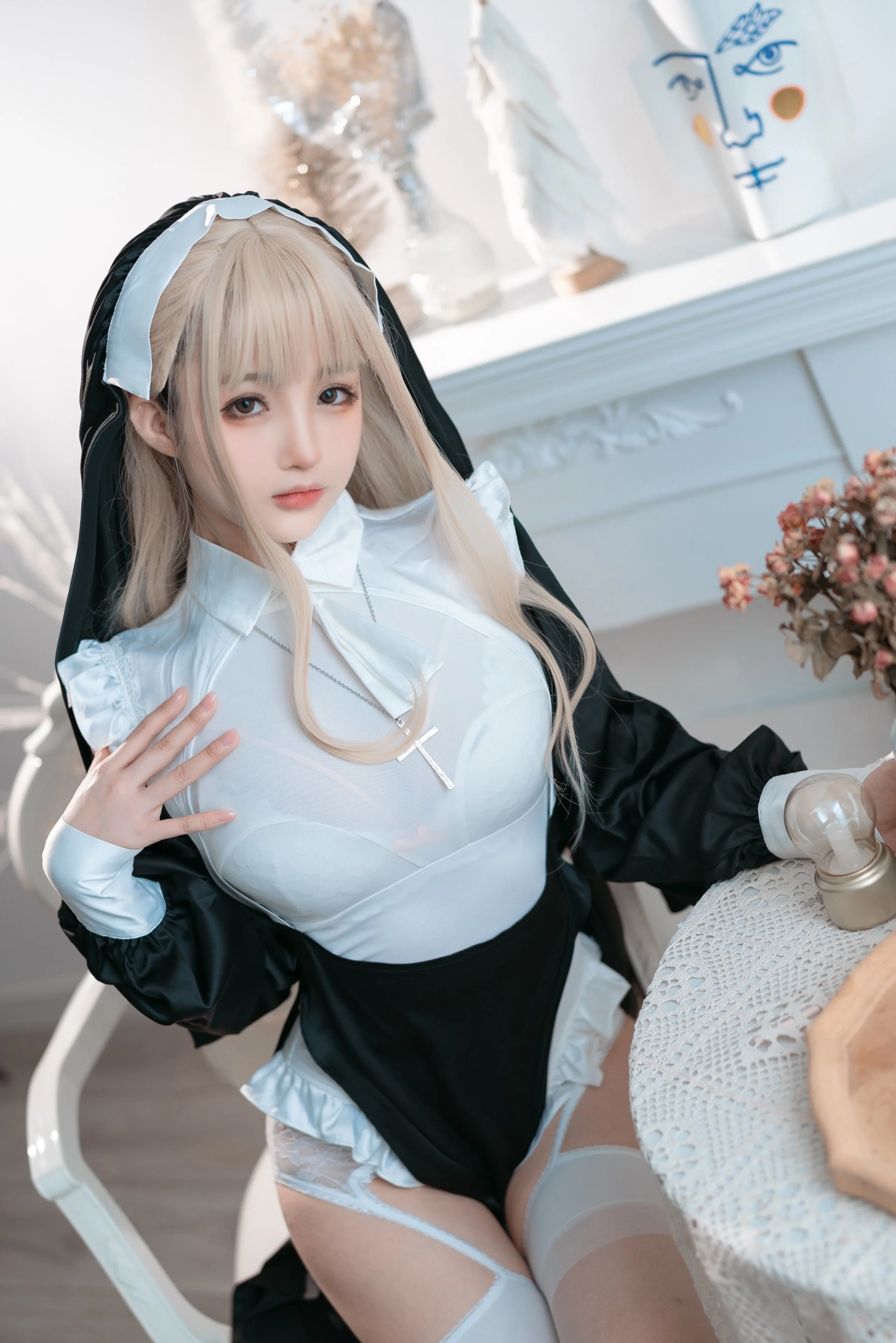 Đọc truyện hentai Tuyển tập Albums siêu phẩm Cosplay - Chap 771 - Sakurai Nene - Nun