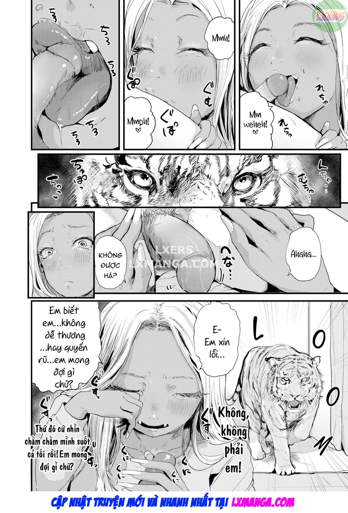 Đọc truyện hentai Muốn bắt cọp thì phải vào hang - Oneshot