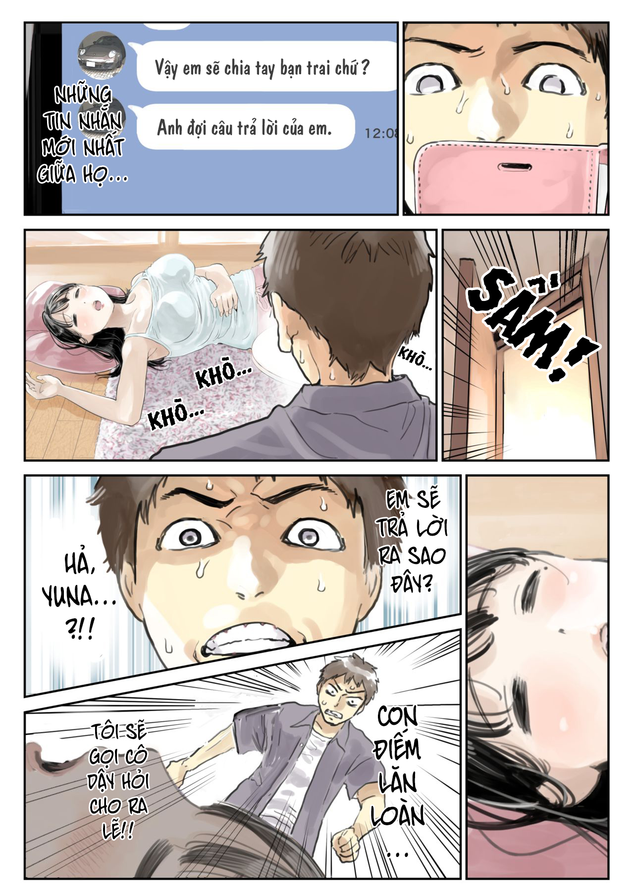 Đọc truyện hentai Xem trộm điện thoại bạn gái - Phần 3 - Hạ màn