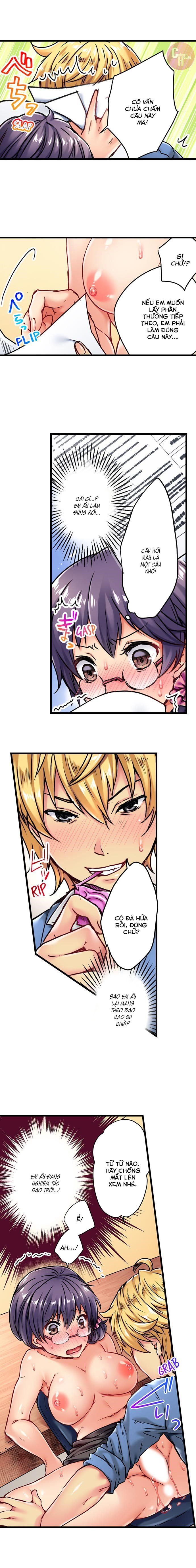 Đọc truyện hentai Thưởng cho học sinh bằng cách chịch! - Chap 3: Làm tới