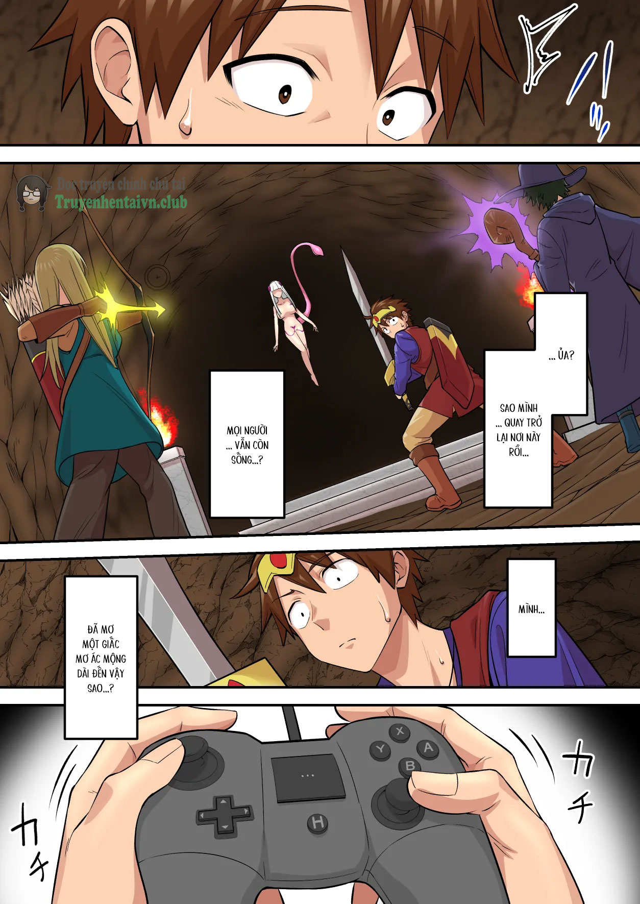 Đọc truyện hentai Game Over go no Sekai ~Tsuyo Tsuyo Inma ni Haiboku Shita Yusha ga Inma no Yobun to Shite Yosei o Mattousuru Hanashi~ - Oneshot