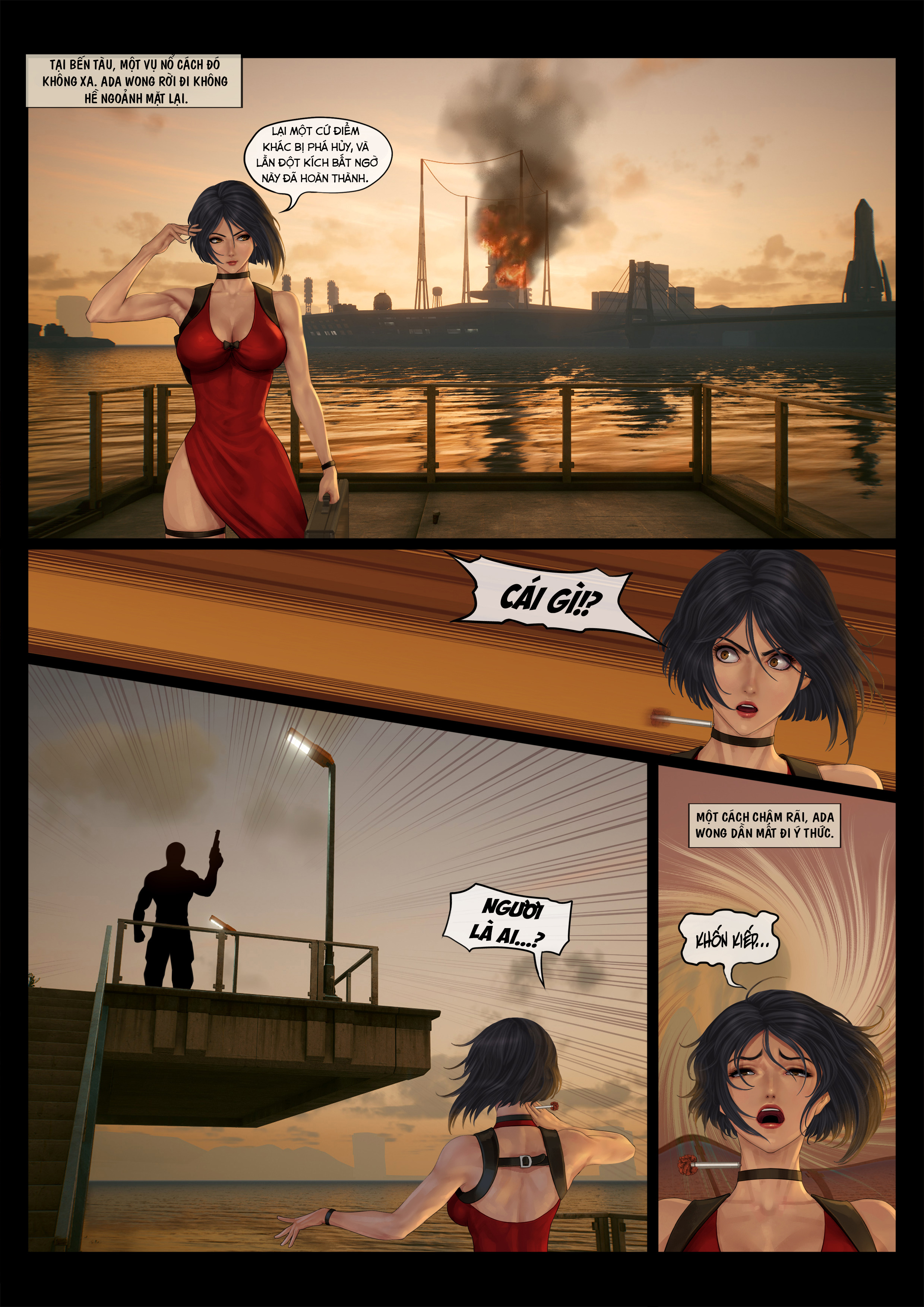 Đọc truyện hentai Cơn ác mộng của Ada Wong - Oneshot