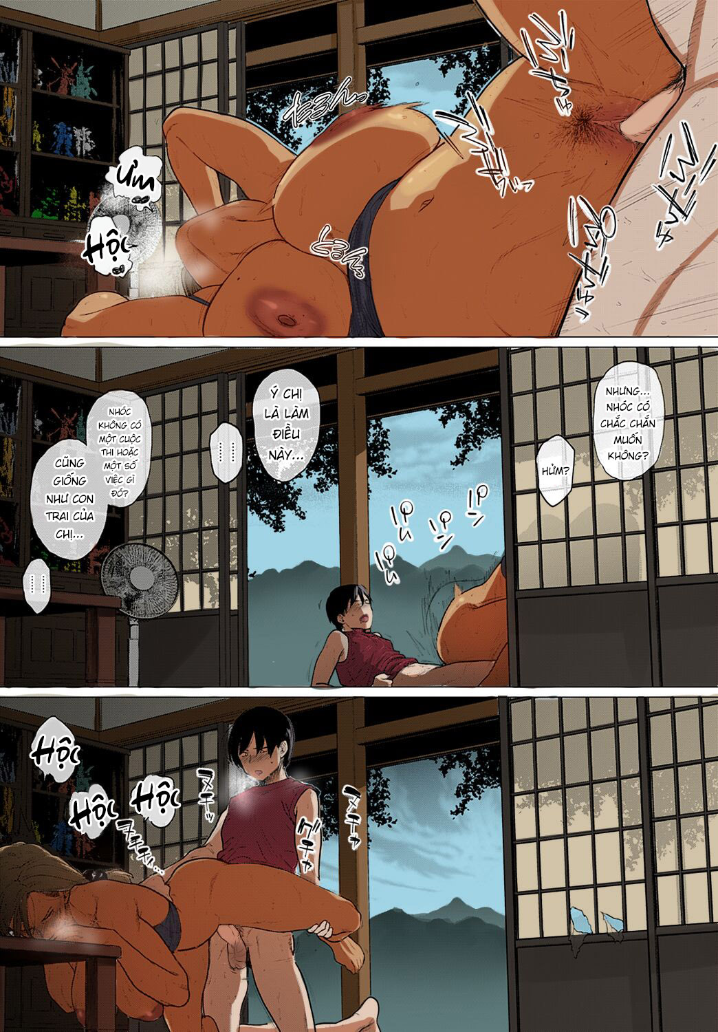 Đọc truyện hentai Người chị xa quê về chơi - Oneshot