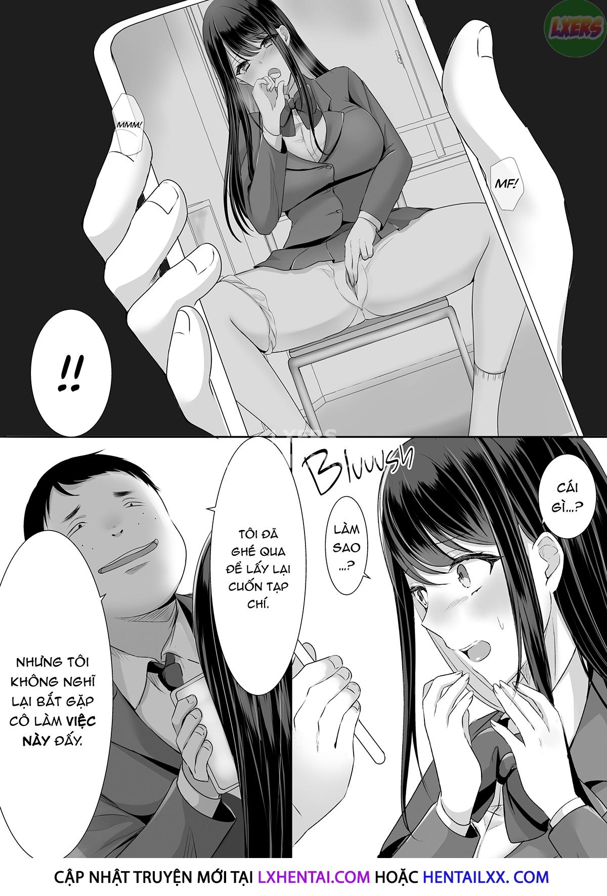 Đọc truyện hentai Stuck After School — A Busty Virgin Hall Monitor Gets Caught Touching Herself - Oneshot