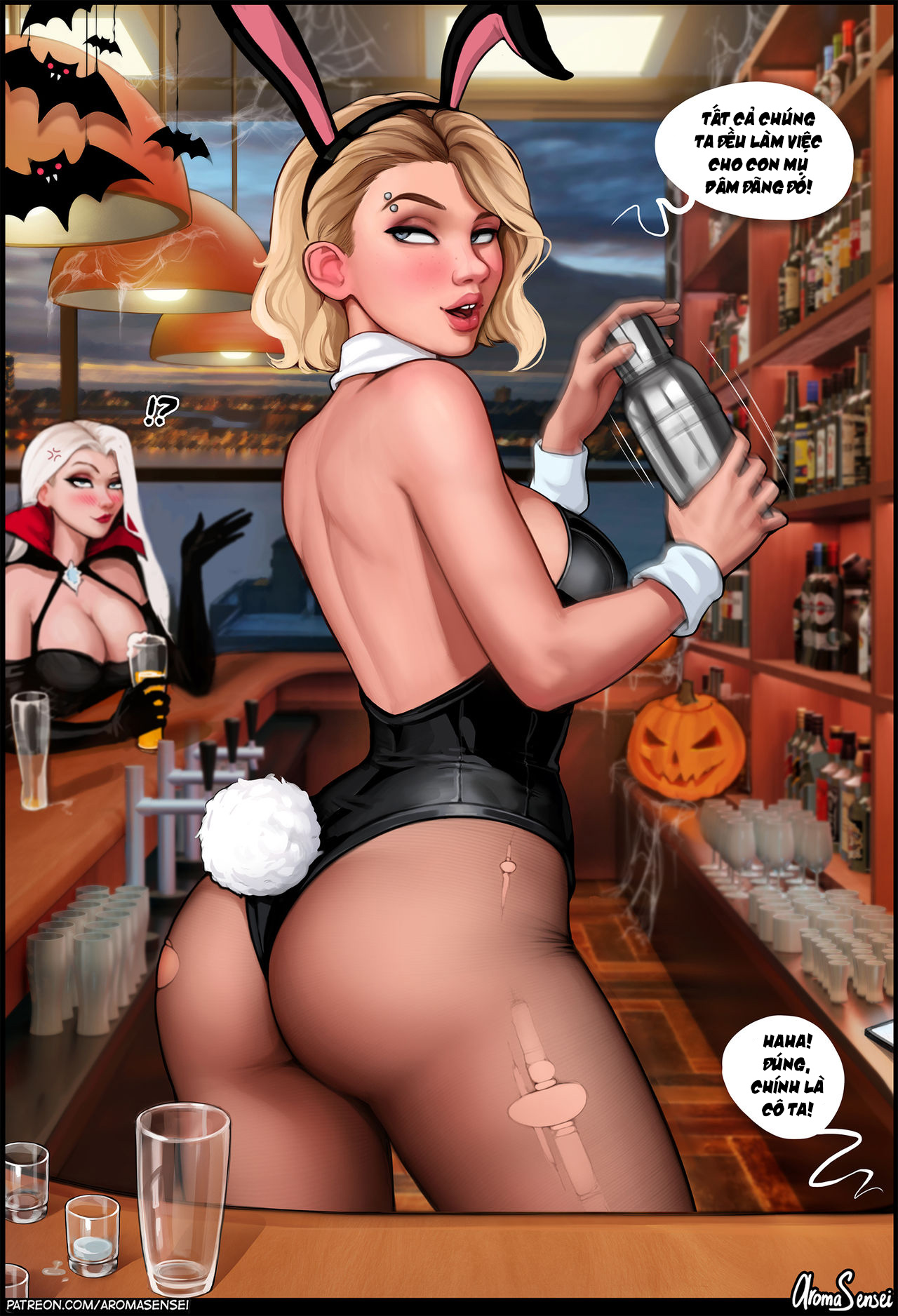 Đọc truyện hentai Halloween party at Frozen Inc! - Chap 1