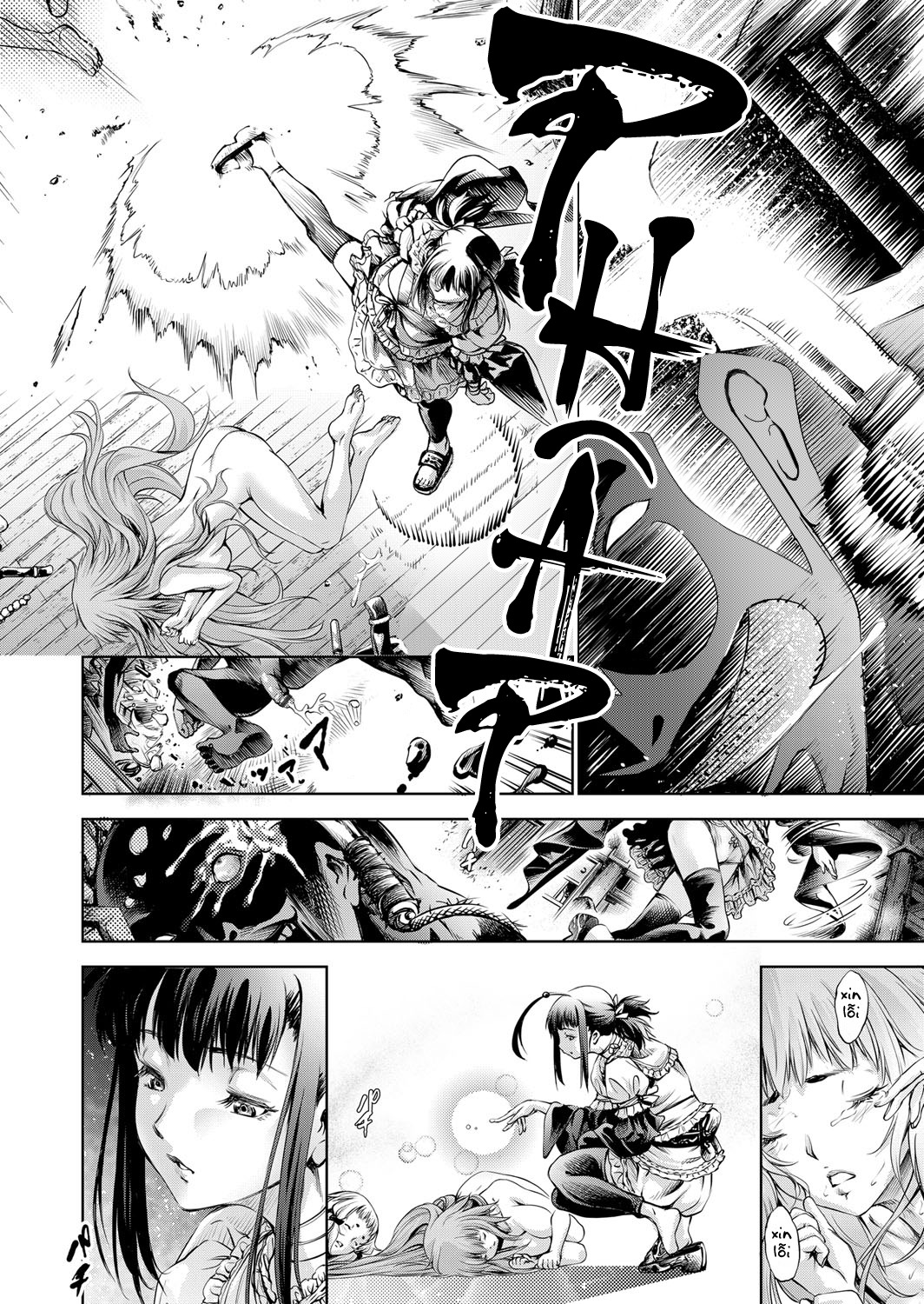 Đọc truyện hentai Trong Lâu Đài Ấy ~ Hiếp dâm cực độ ~ - Chap 4 adu biến