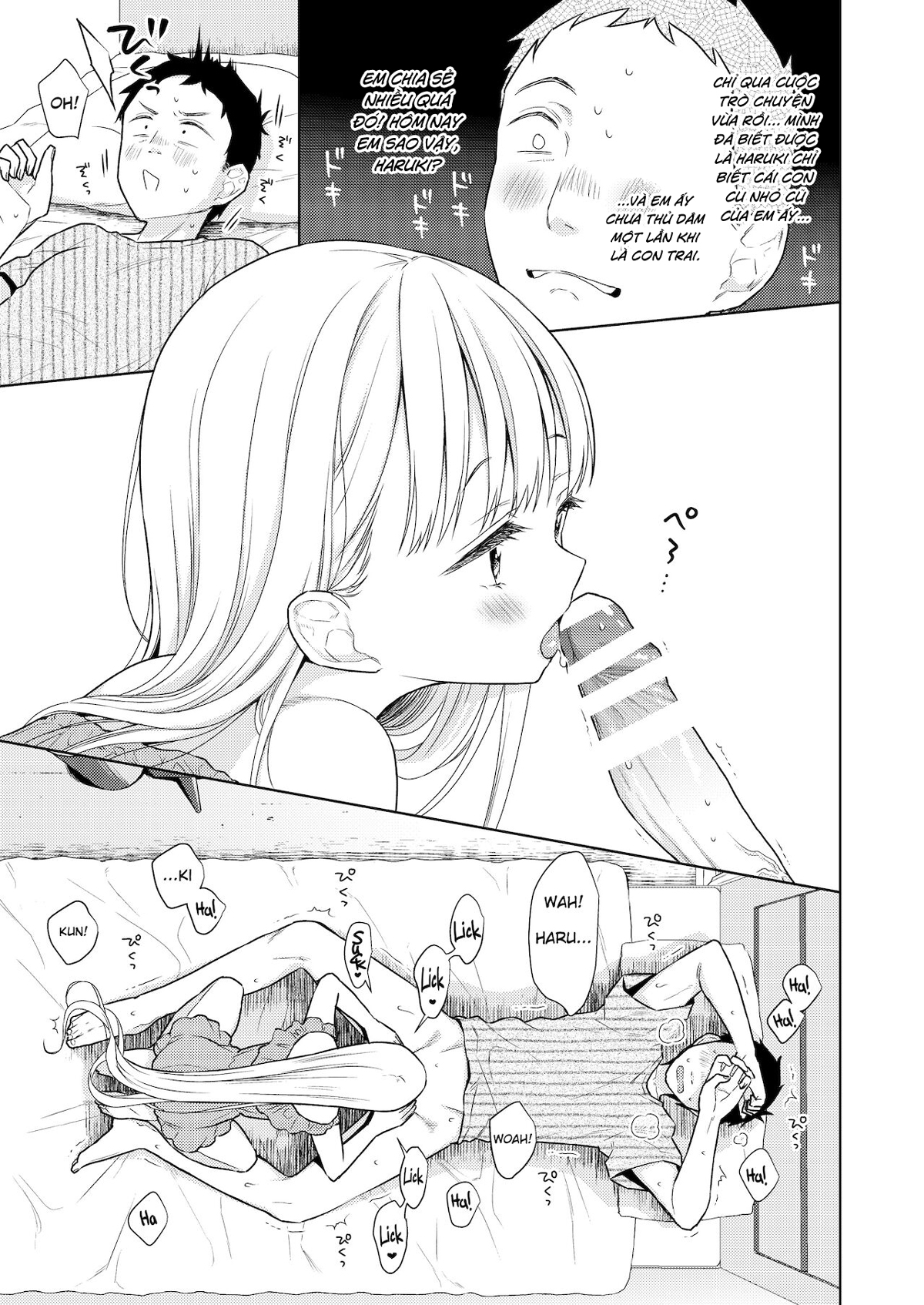 Đọc truyện hentai Hội chứng TS Haruki-kun - Chap 4.1: Hẹn hò tại nhà...